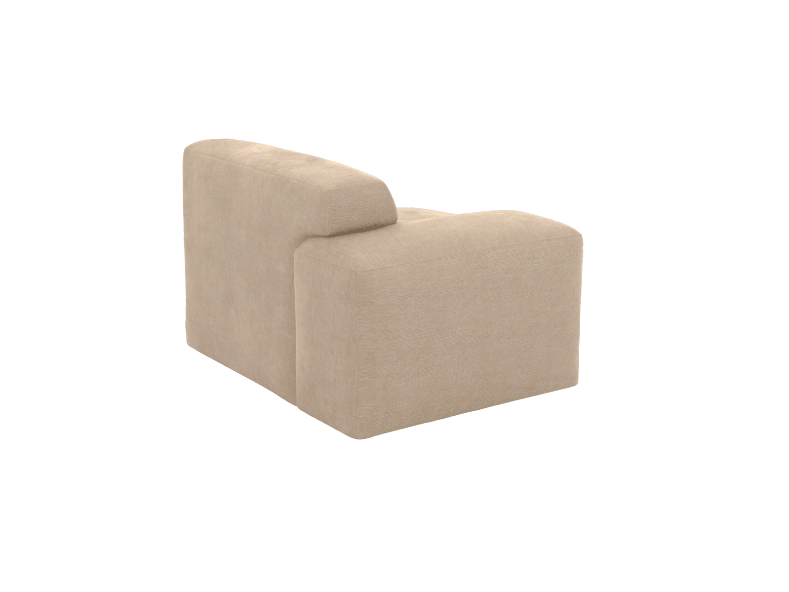 Copenhagen Muse Driftwood Left Arm Facing Sofa Module color Muse Driftwood