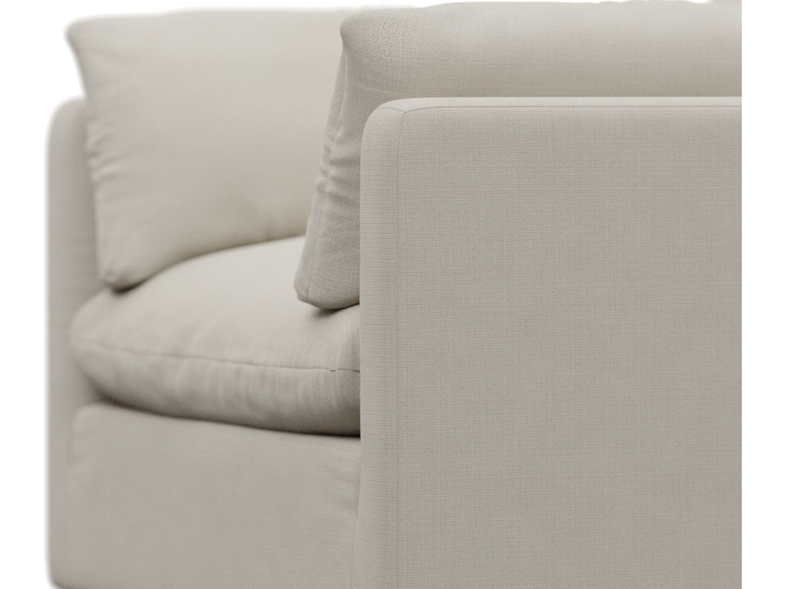 Willow Toorak Pearl Armchair color Toorak Pearl