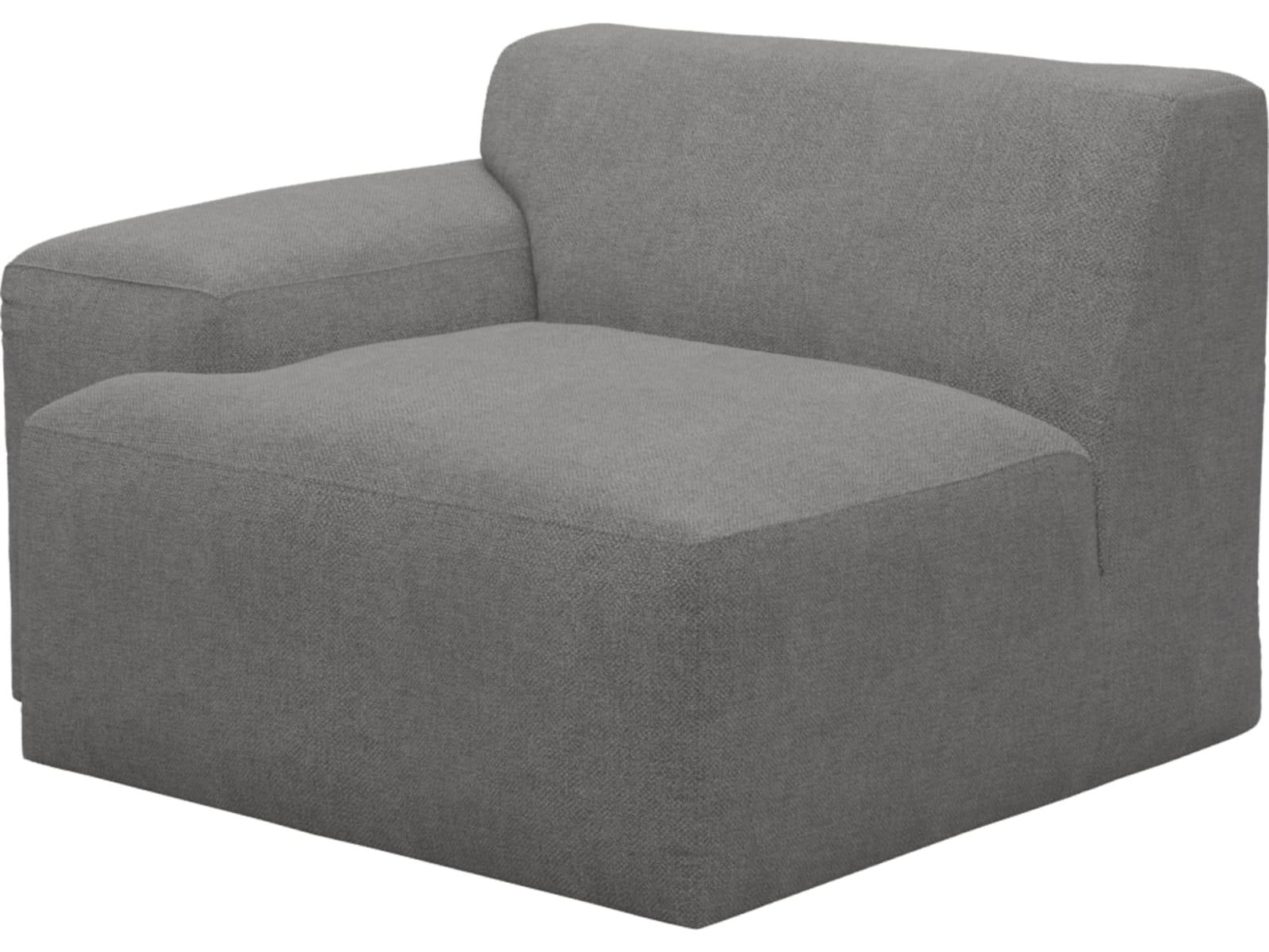 Copenhagen California Slate Left Arm Facing Sofa Module color California Slate