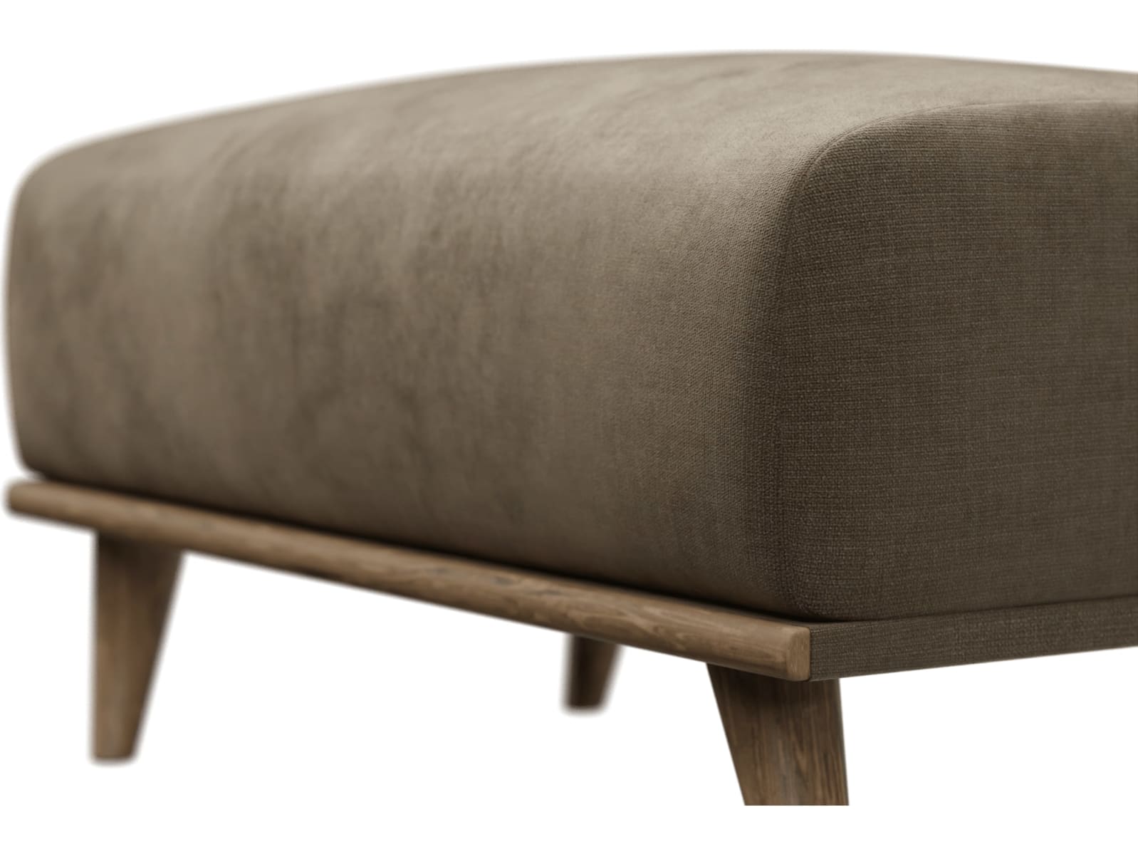 Dane Tribute Walnut Ottoman color Tribute Walnut