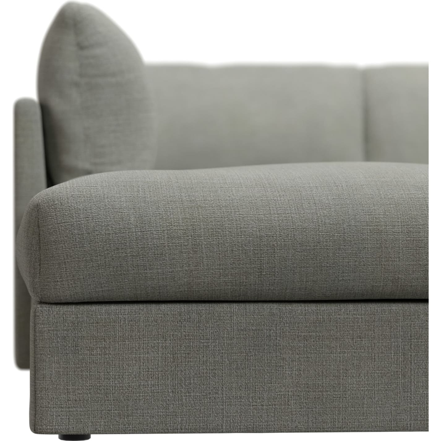 Finley Toorak Pebble Modular Sofa - 5 Seater LAF Terminal color Toorak Pebble