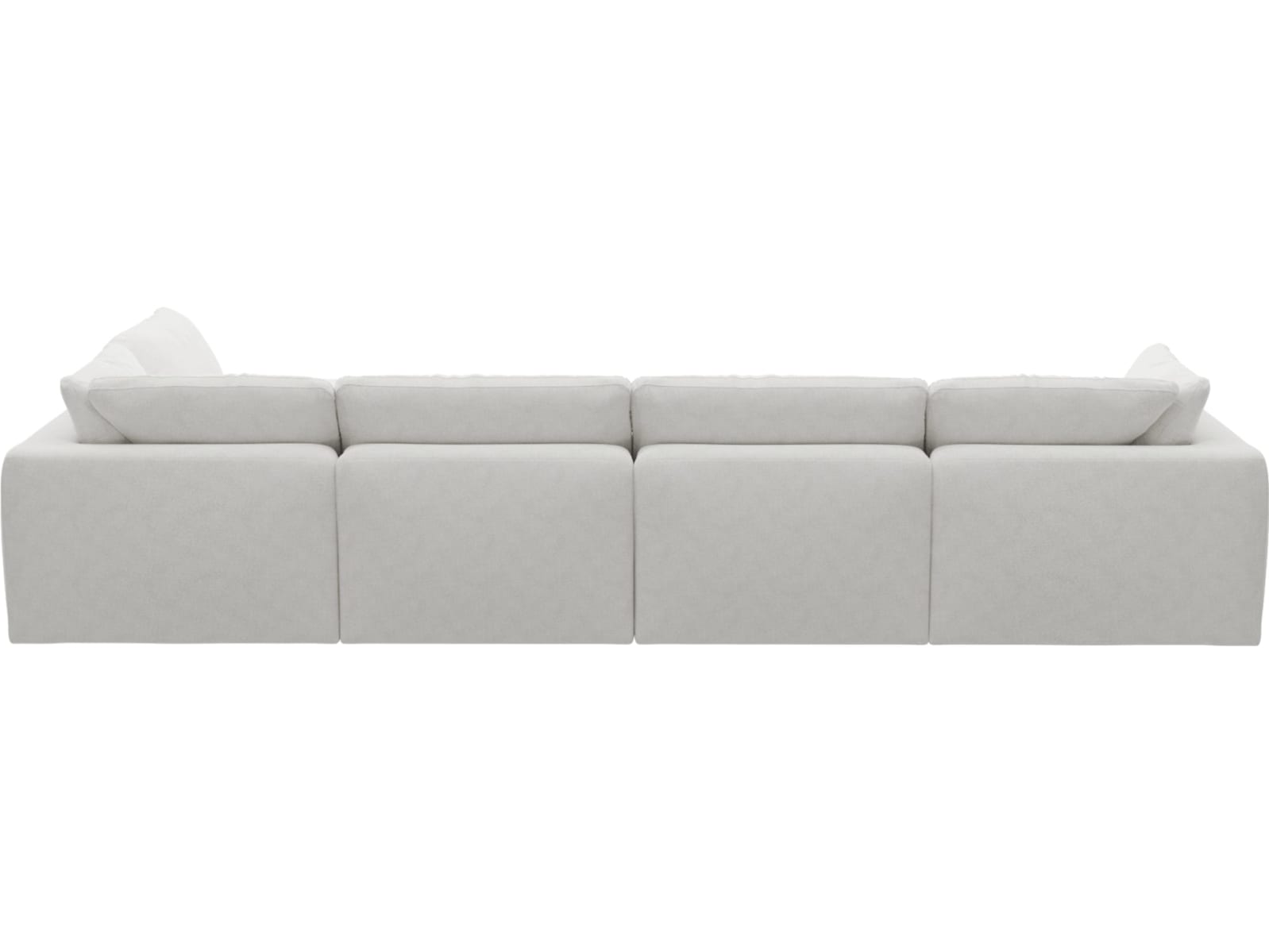Cloud Deep Noa Fog Modular Sofa - 6 Piece color Noa Fog