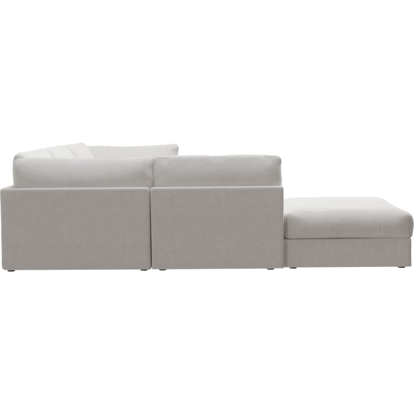 Finley Muse Frost Modular Sofa - 5 Seater LAF Terminal color Muse Frost