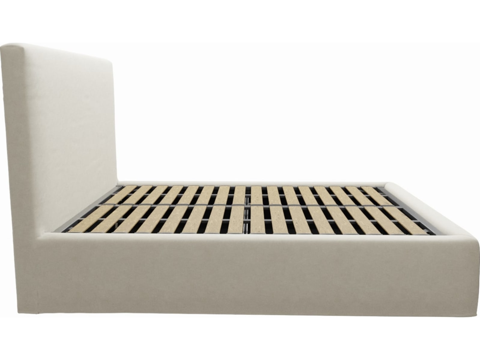 Willow Gas Lift Bed Muse Flax color Muse Flax