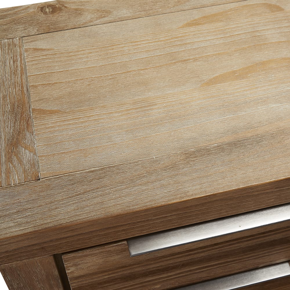 Hobart Tallboy Brushed - 7 Drawer color Rustic Brown