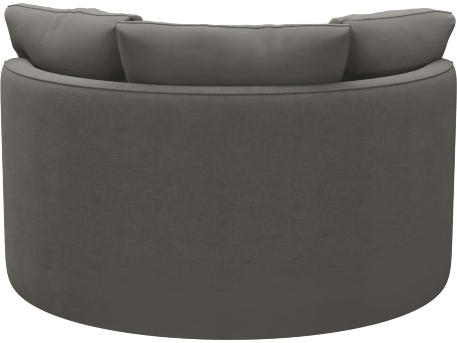 Adore Isla Soft Grey Swivel Chair color Isla Soft Grey