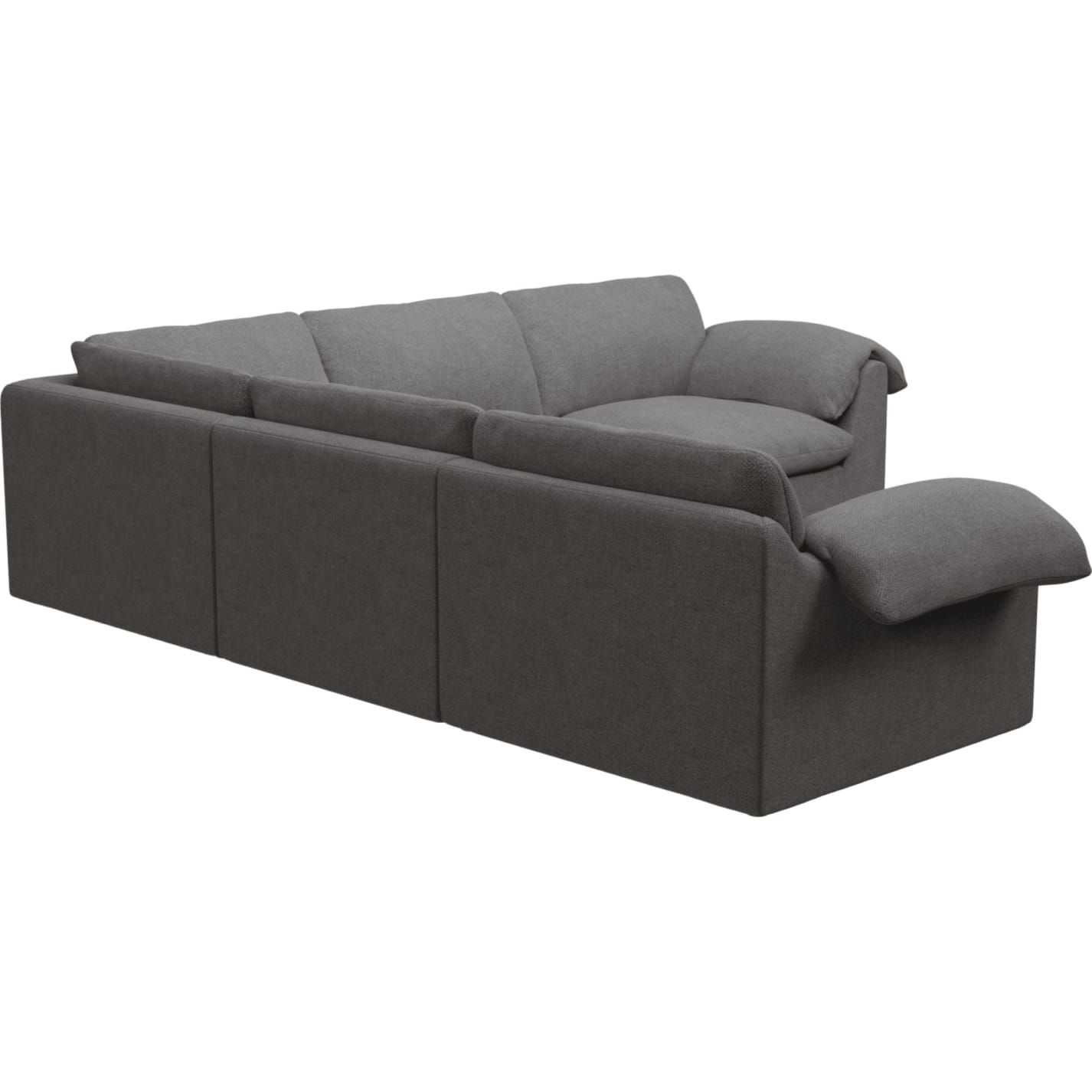 Ludlow California Slate Corner Sofa - 5 Seater color California Slate