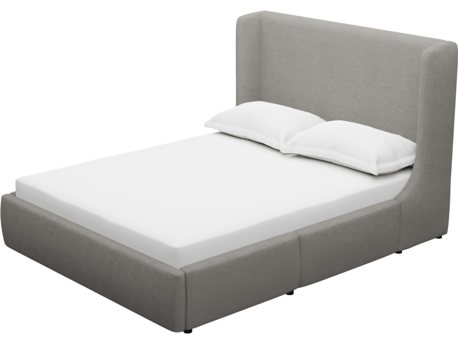 Lucy Drawer Bed Isla Soft Grey color Isla Soft Grey