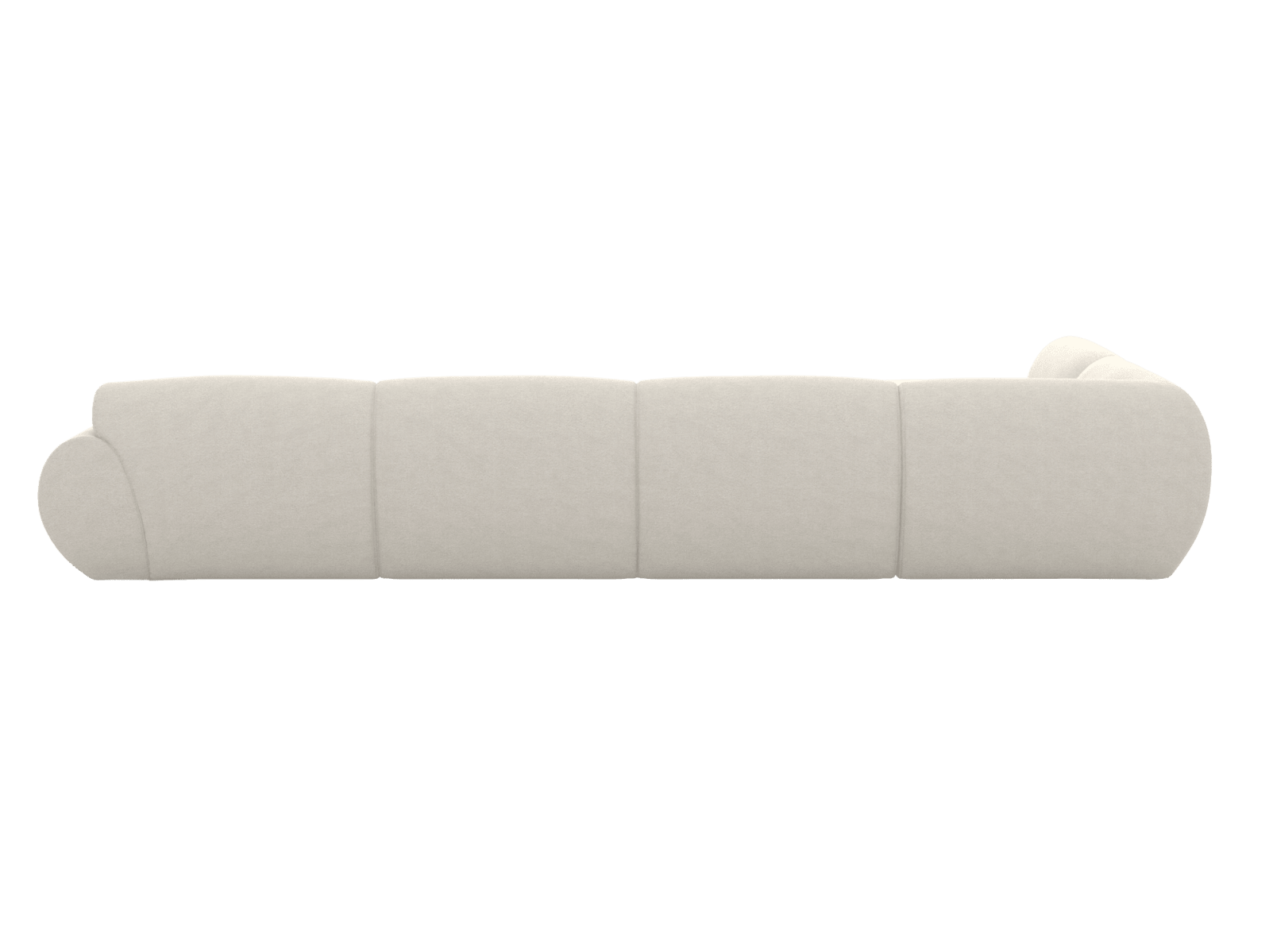 Malmo California Ivory Sofa - 6 Seater LAF Terminal color California Ivory
