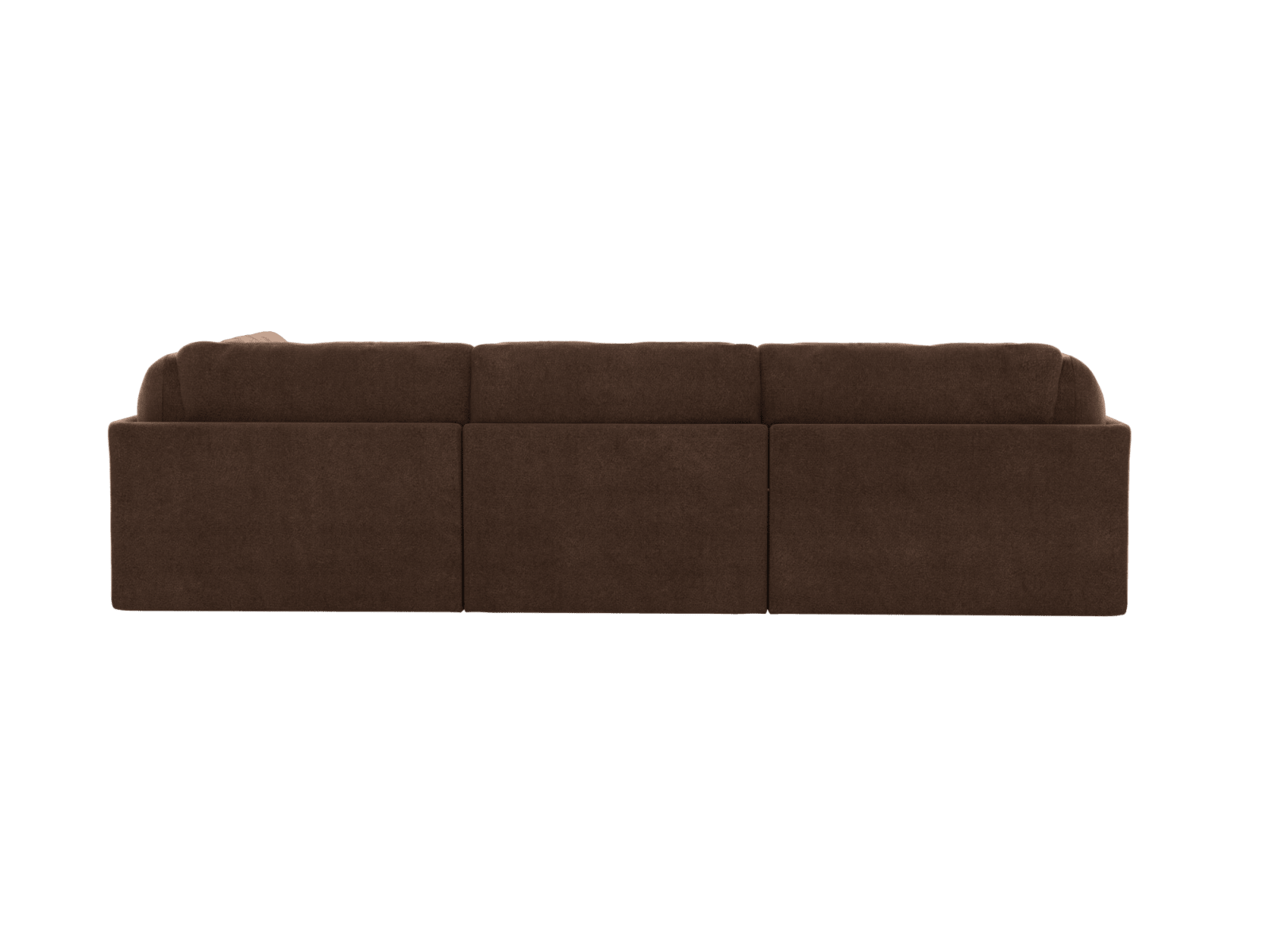 Finley Muse Chocolate Modular Sofa - 5 Seater RAF Terminal color Muse Chocolate