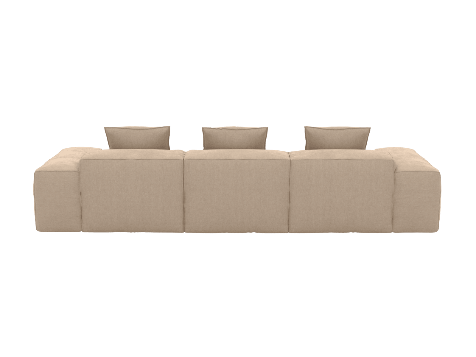 Riley Muse Driftwood Modular Chaise Sofa - 3 Seater color Muse Driftwood
