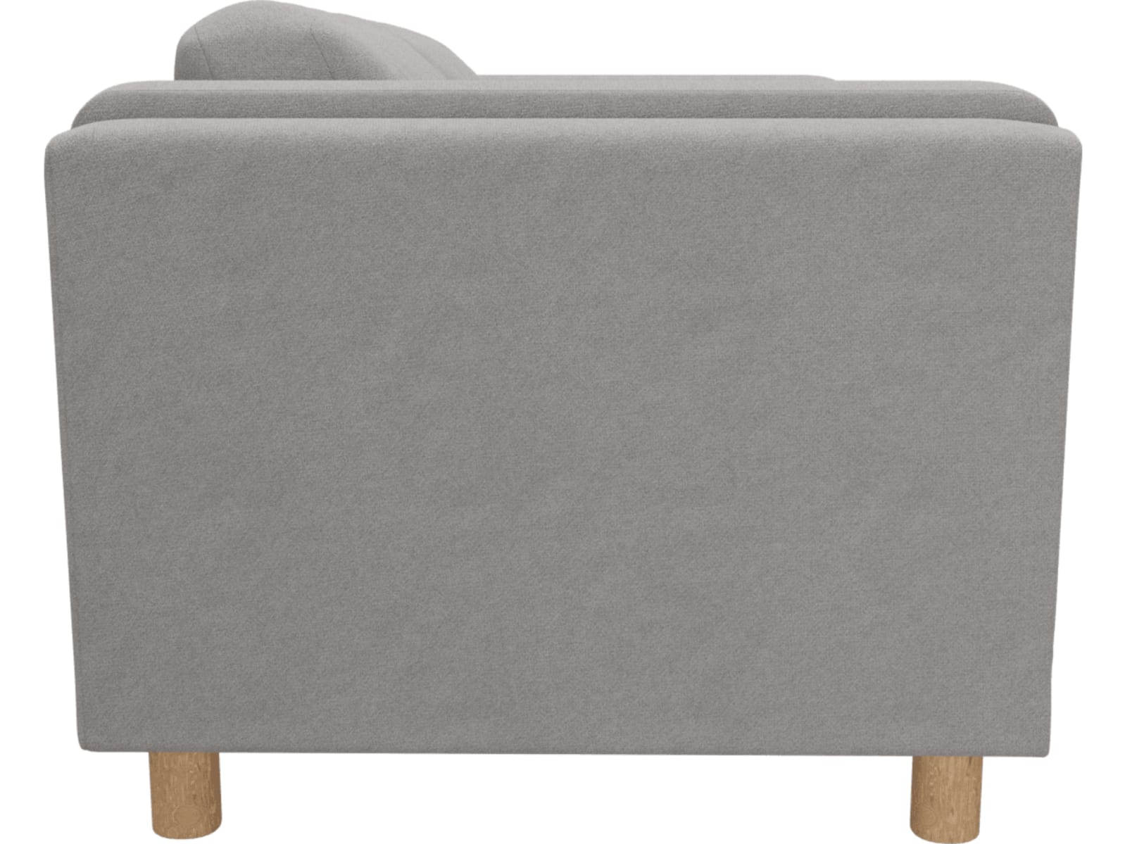 Hayes View Steel Sofa - 2 Seater color View Steel