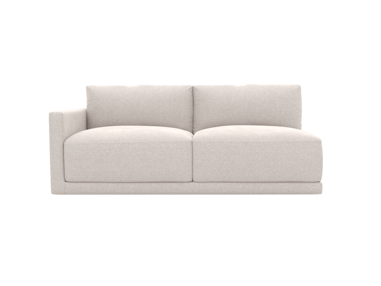 Haven Toorak Pearl 3 Seater Left Arm Facing Sofa Module color Toorak Pearl