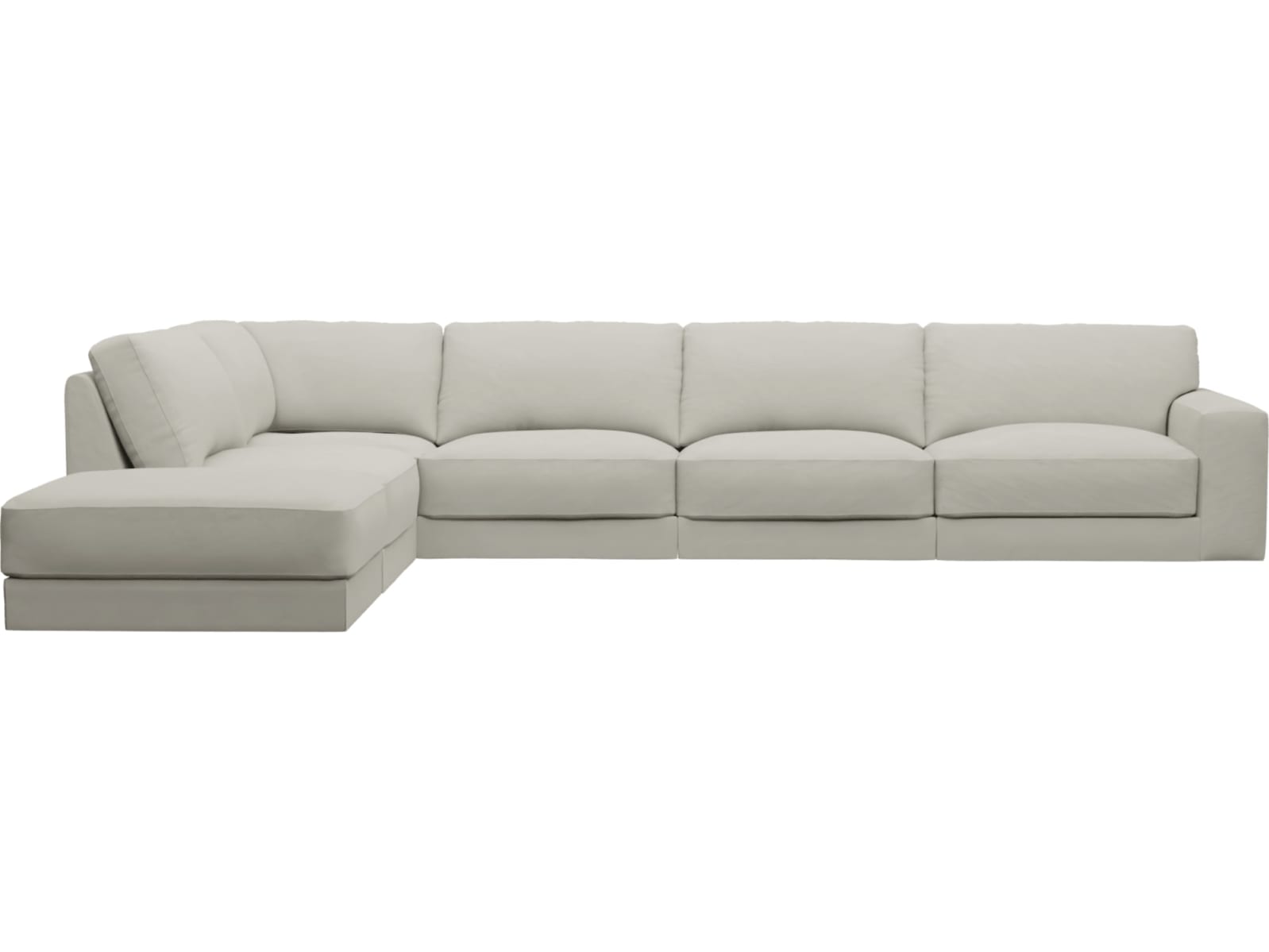 Monica California Ivory Sofa - 6 Seater LAF Terminal color California Ivory