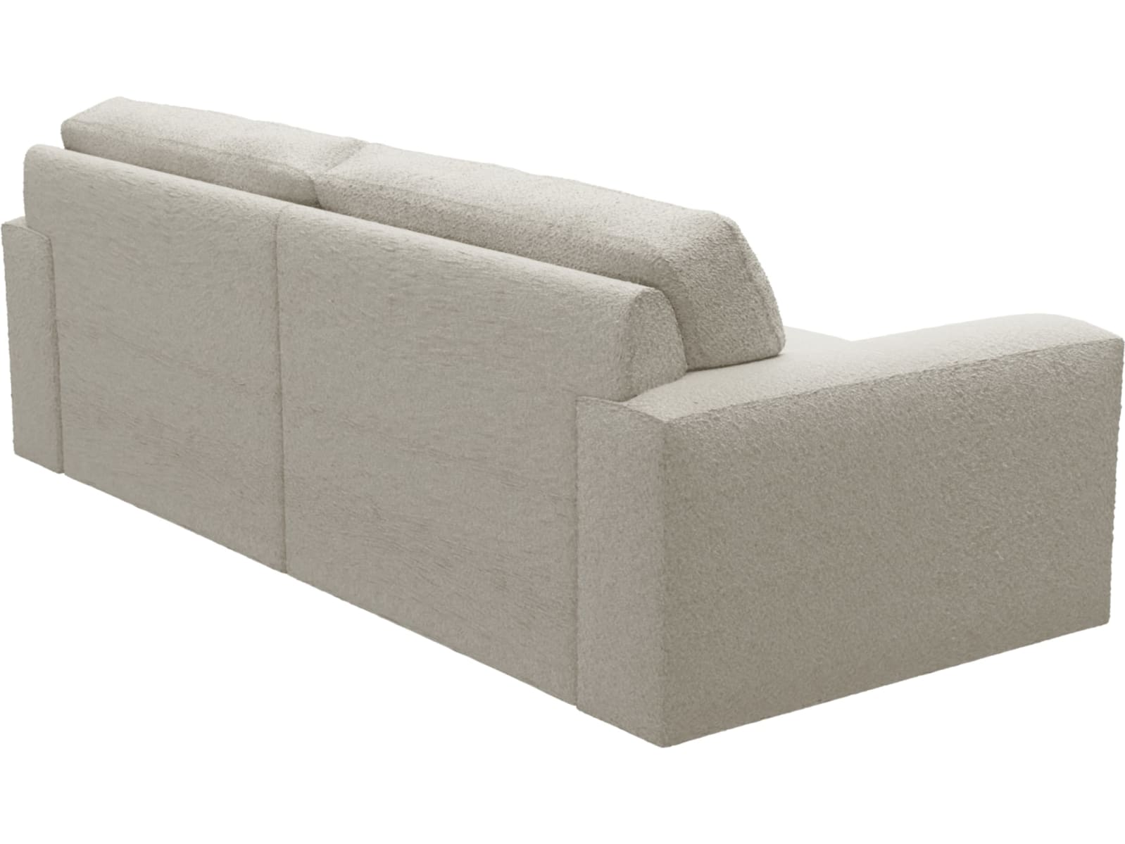 Monica Boucle Ivory Sofa - 2 Seater color Boucle Ivory