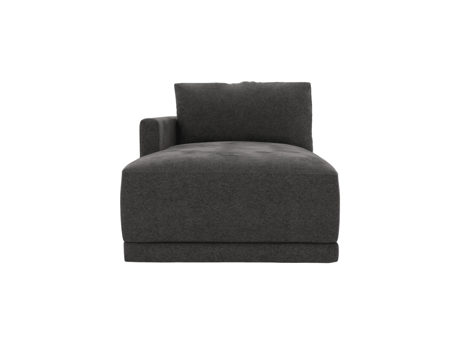 Haven California Charcoal Left Arm Facing Chaise Sofa Module color California Charcoal