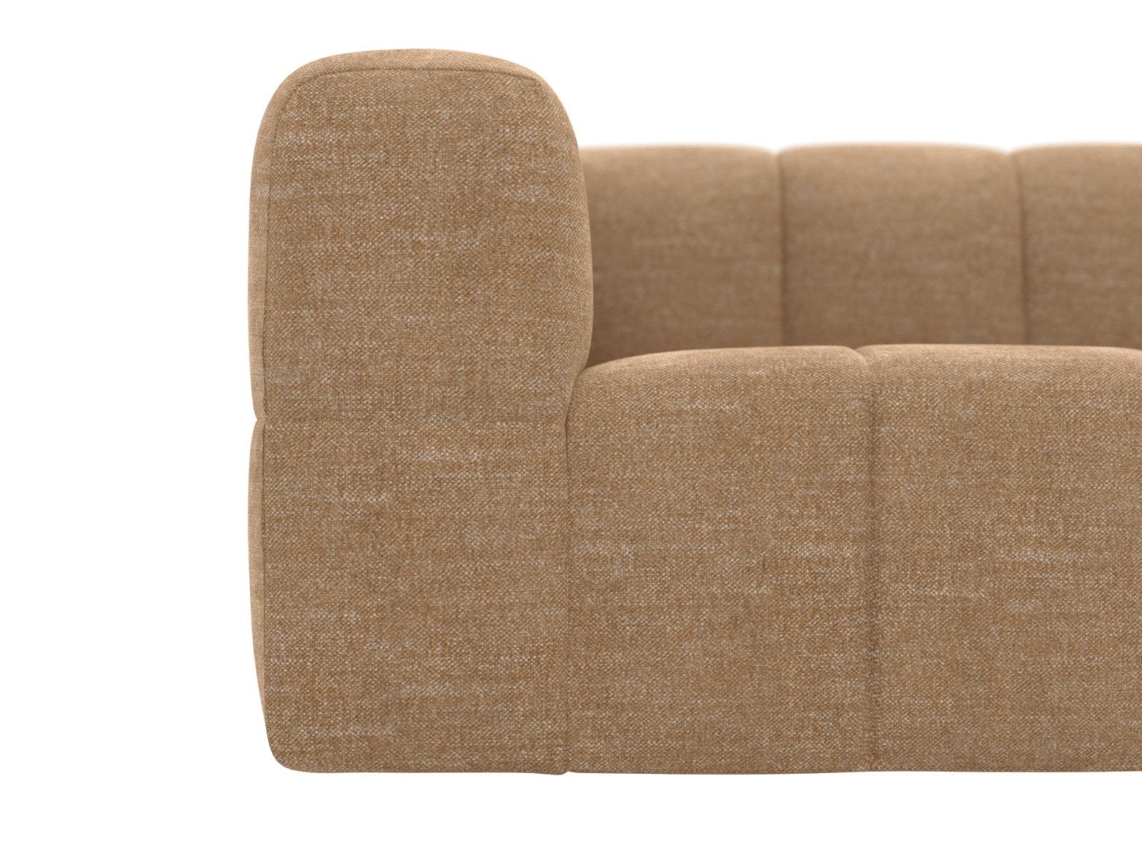 Lucello Avon Honey Modular Sofa with Ottoman - 5 Piece color Avon Honey