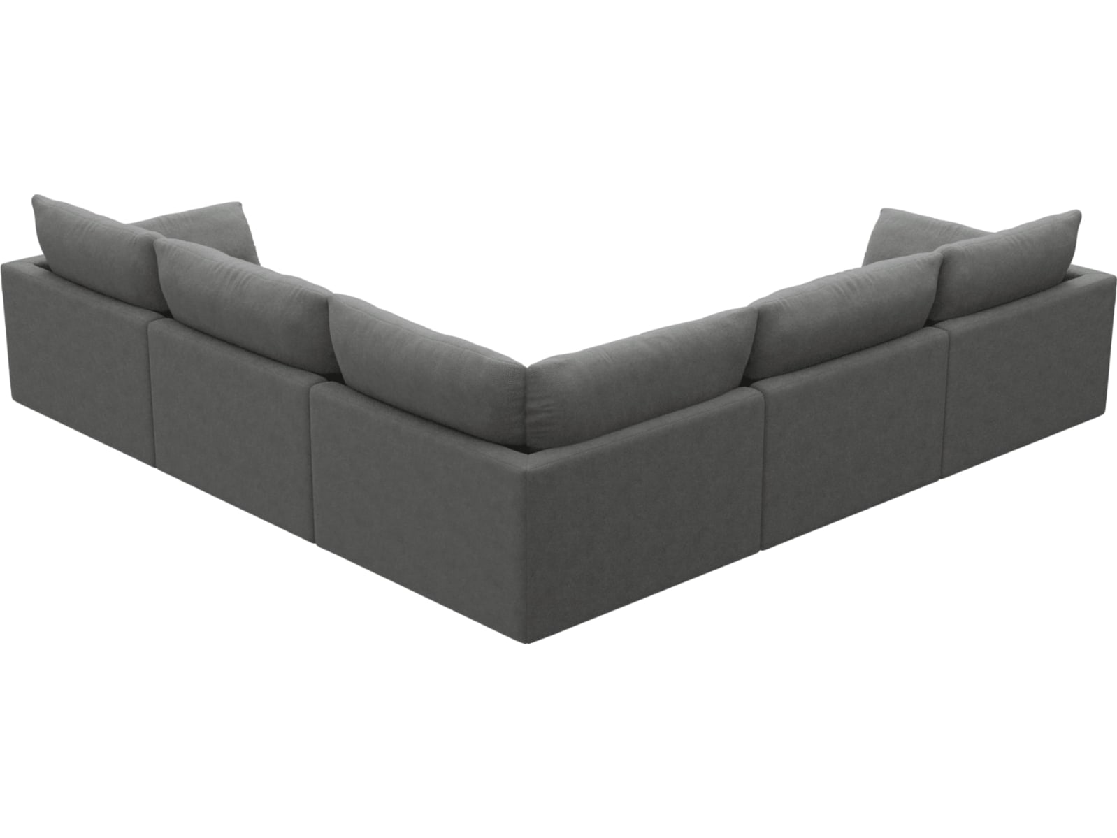 Willow Maya Flint Corner Sofa - 5 Seater color Maya Flint