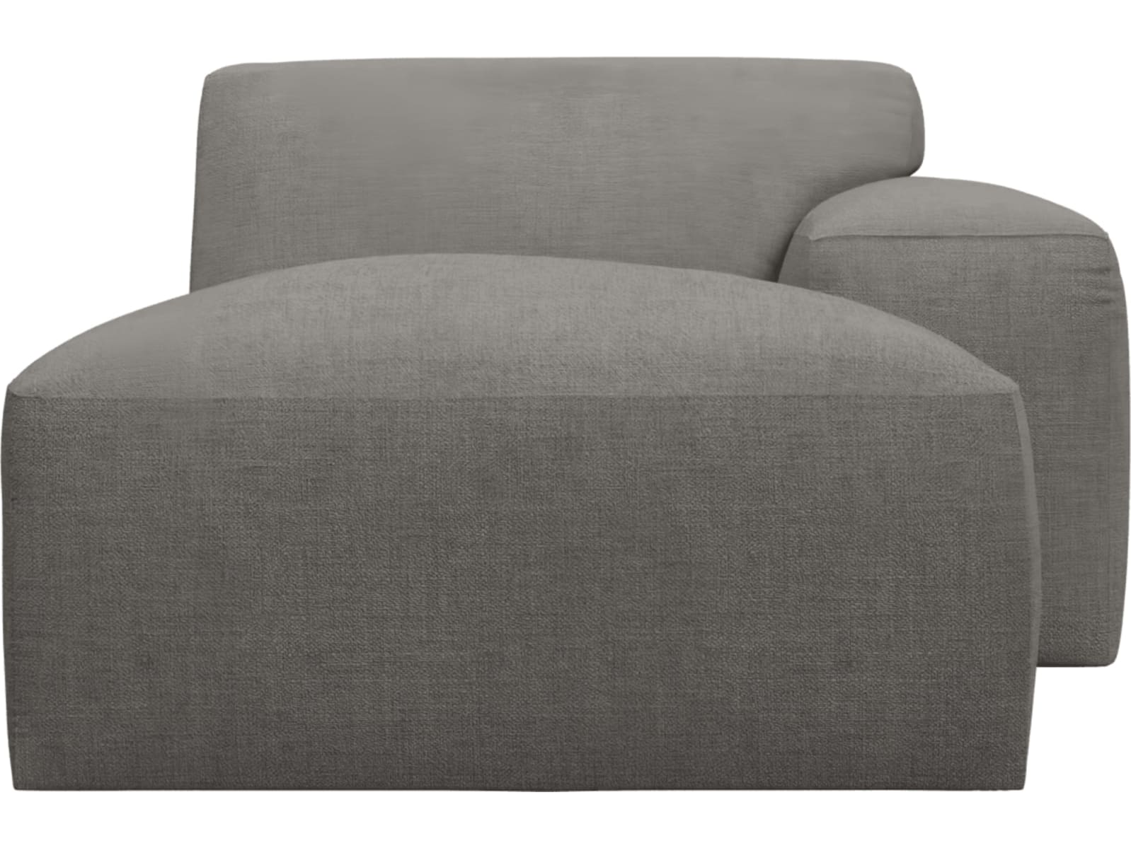 Copenhagen Isla Soft Grey Right Arm Facing Chaise Module color Isla Soft Grey