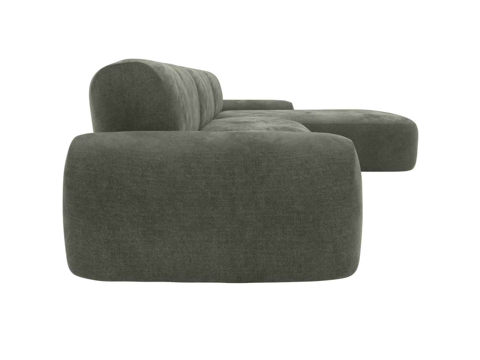 Beckett Tribute Dark Jade Modular Chaise Sofa - 3 Seater color Tribute Dark Jade