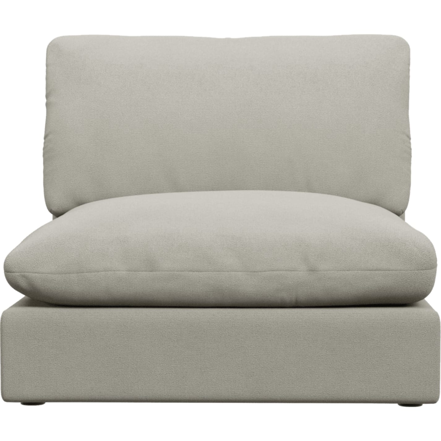 Ludlow California Ivory Armless Sofa Chair Module color California Ivory
