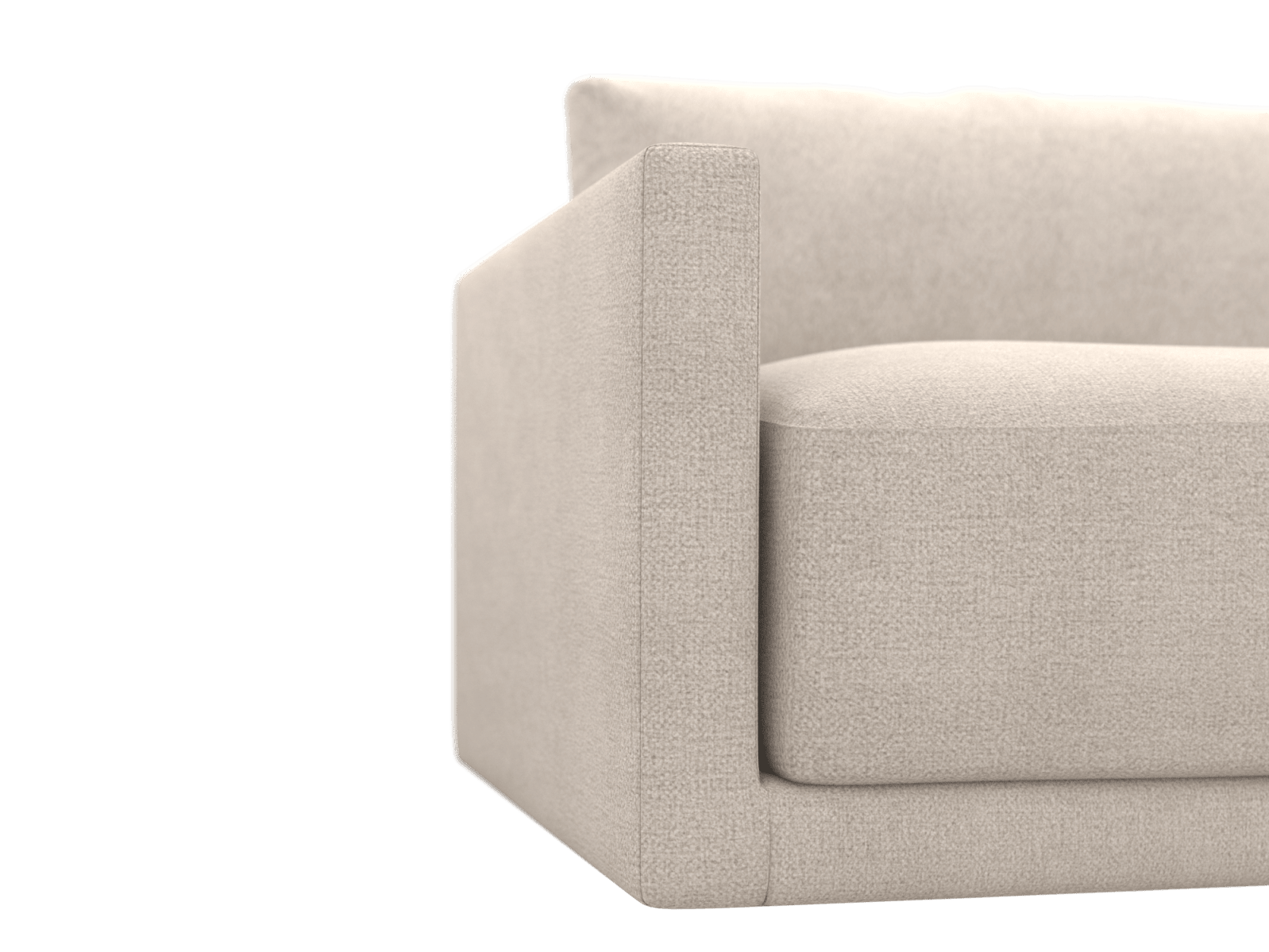 Haven Noa Desert Left Arm Facing Sofa Module color Noa Desert