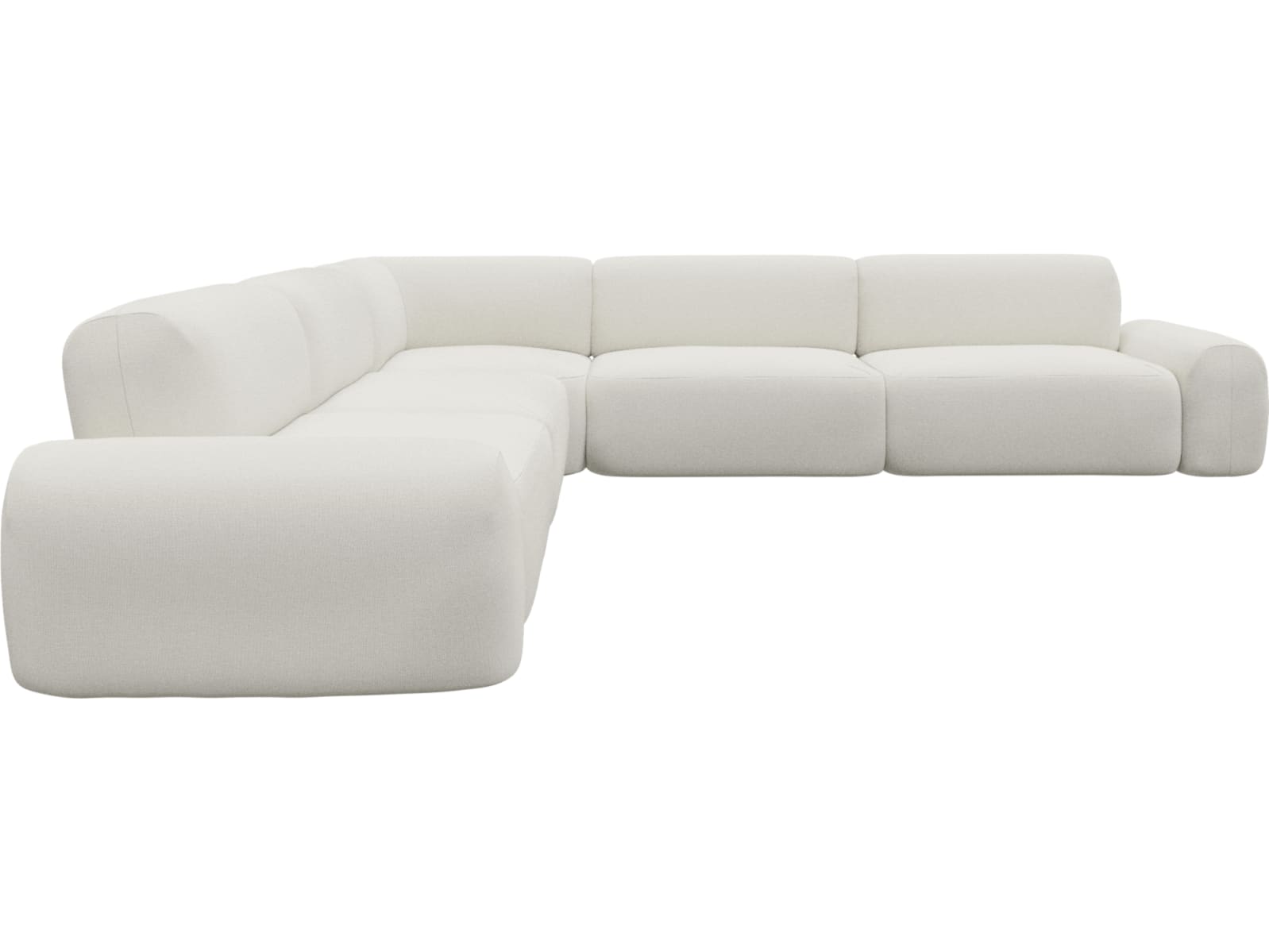 Beckett Tribute Shell Modular Corner Sofa - 7 Piece color Tribute Shell