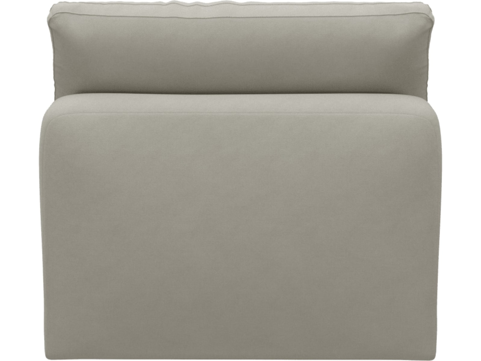 Cloud Deep Armless Module California Ivory color California Ivory