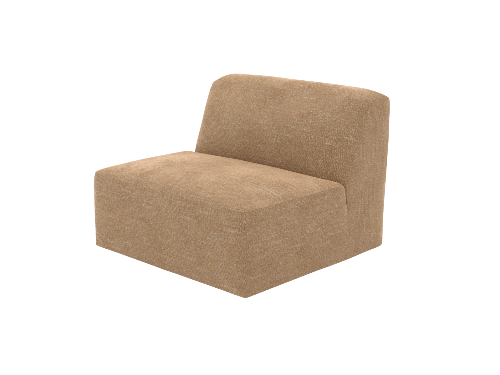 Copenhagen Avon Honey Armless Chair Sofa Module color Avon Honey