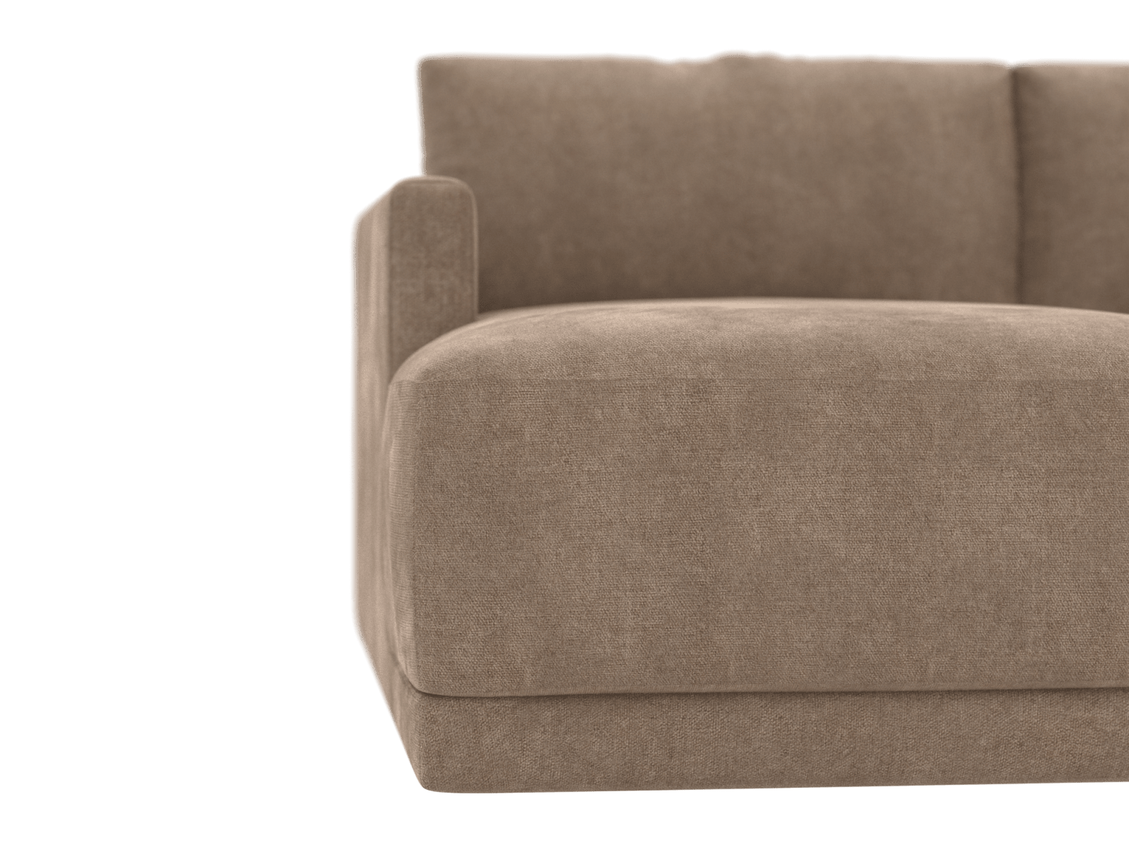 Haven Tribute Walnut 3 Seater Chaise Sofa color Tribute Walnut