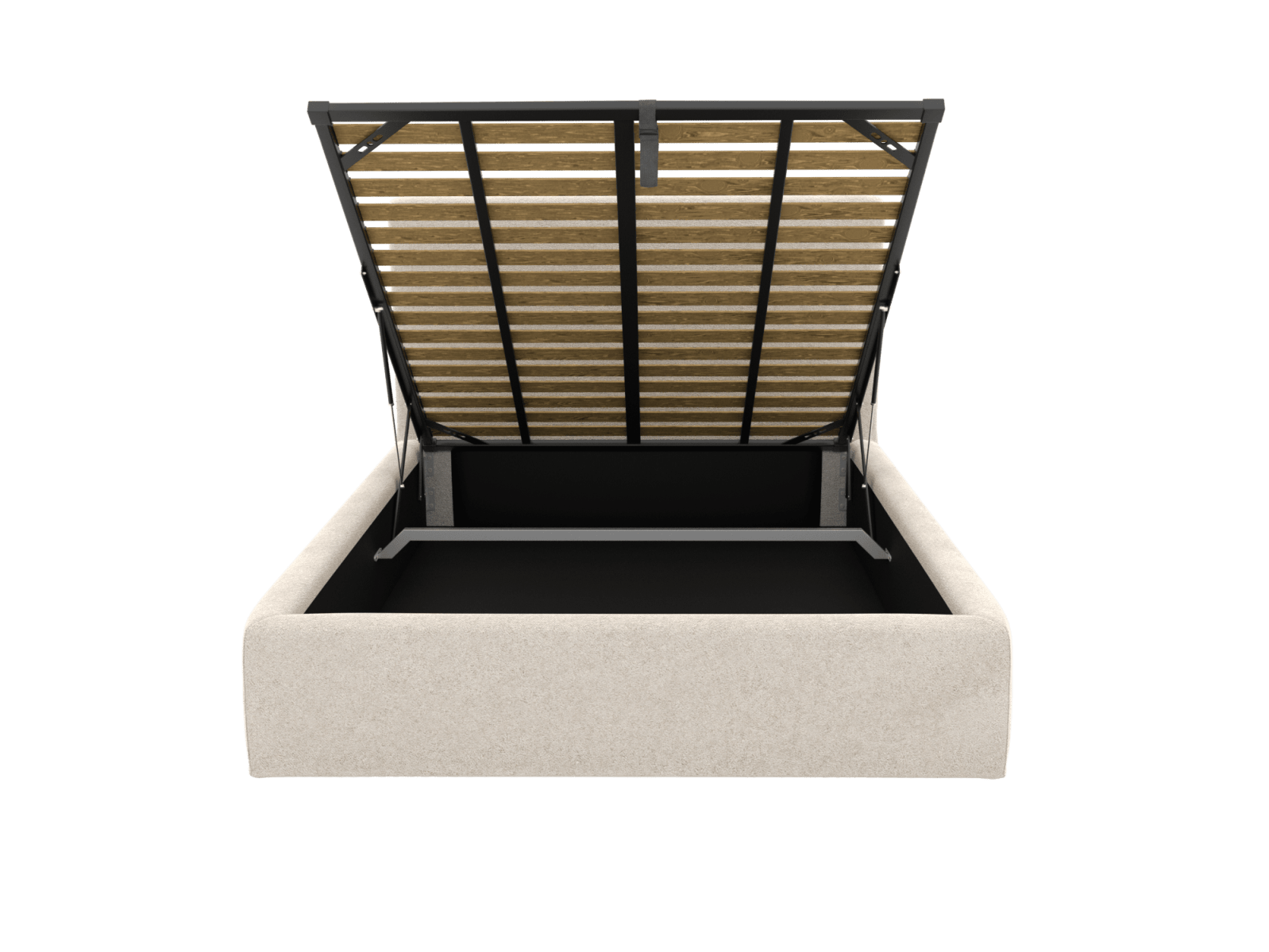 Willow Gas Lift Bed Avon Mineral color Avon Mineral