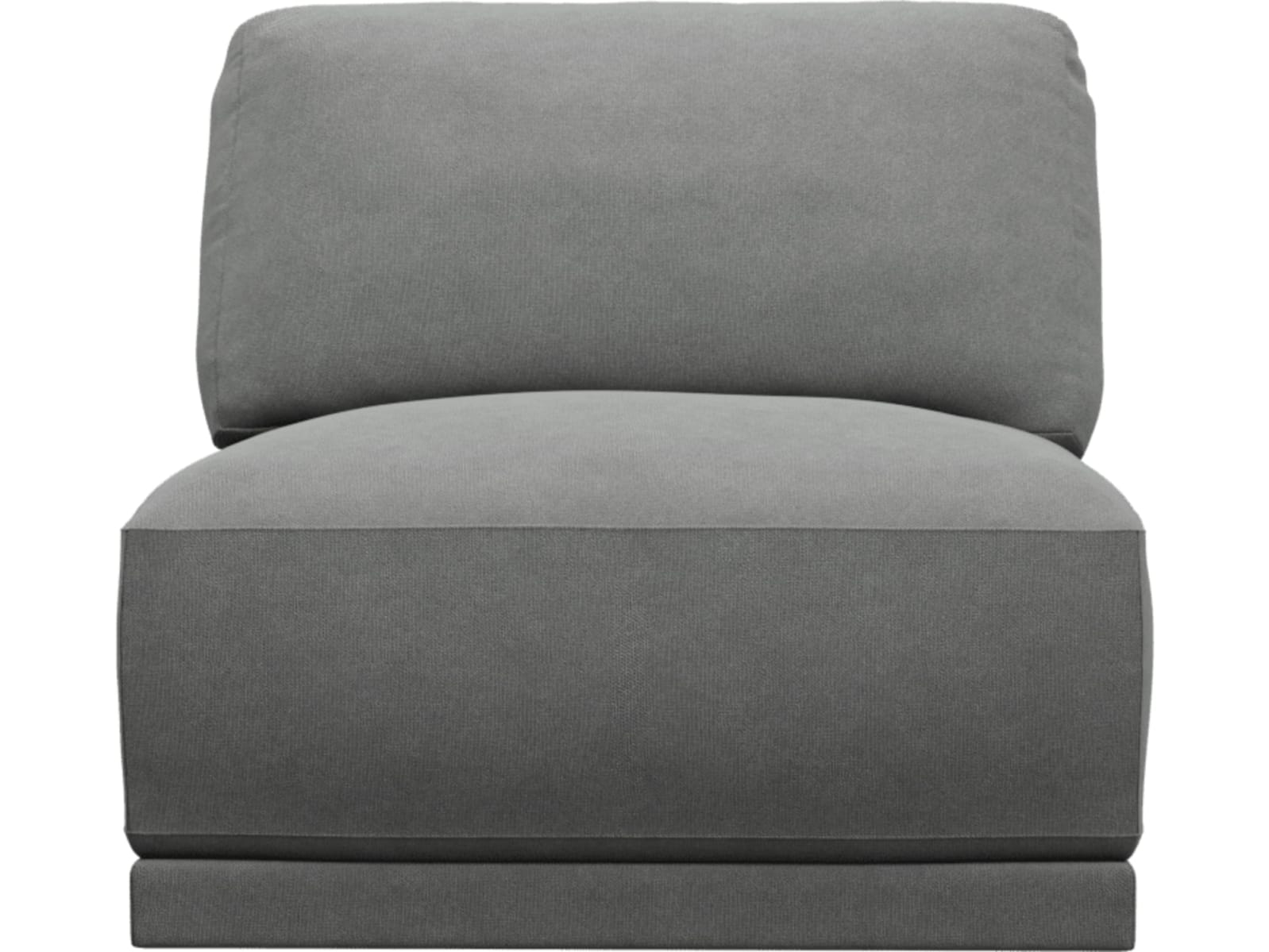 Emily Armless Chair Module Maya Flint color Maya Flint