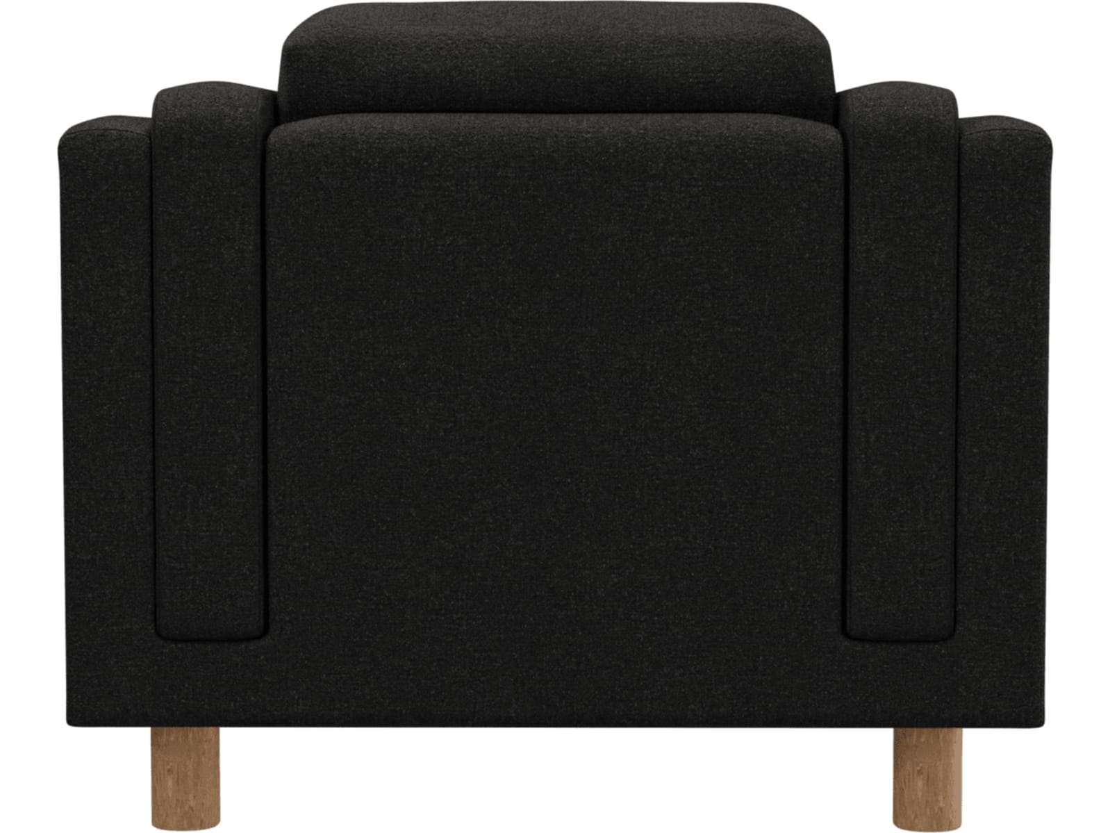 Hayes California Charcoal Armchair color California Charcoal