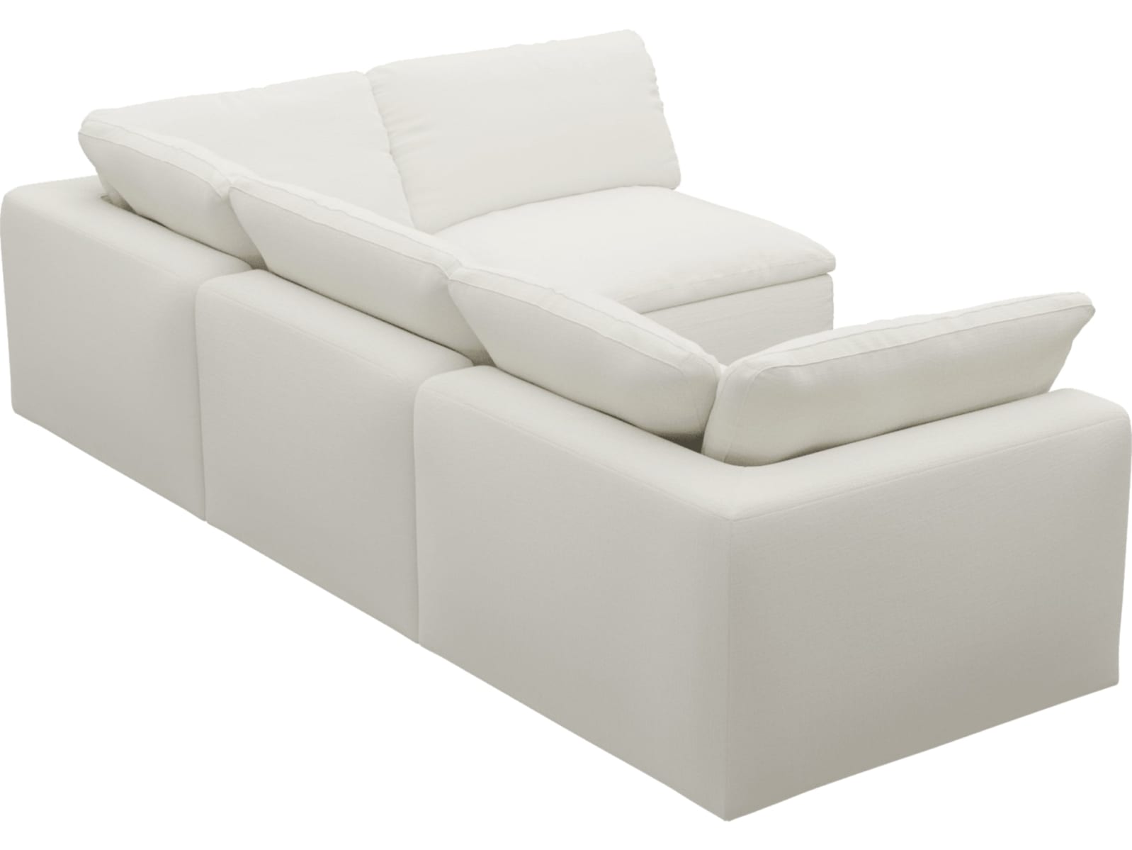Cloud Deep Tribute Shell Modular Sofa - 4 Seater color Tribute Shell