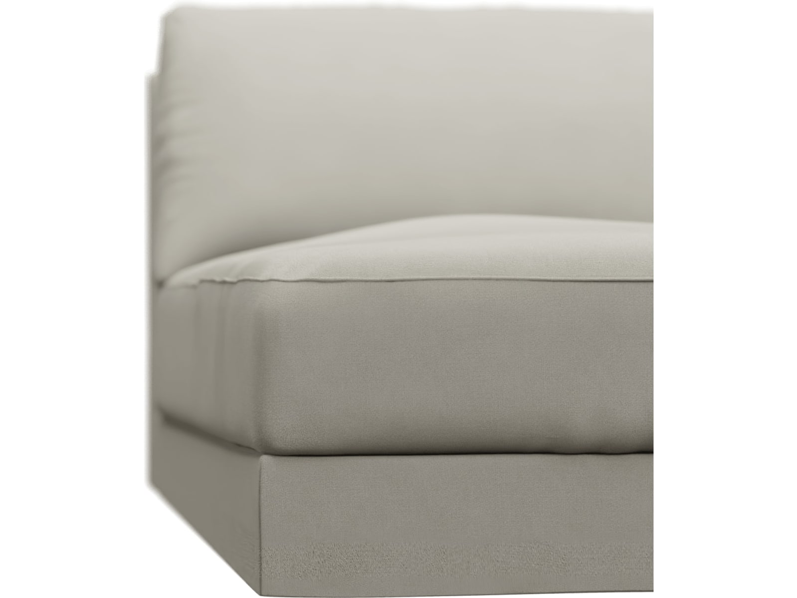 Monica California Ivory Right Arm Facing Chaise Module color California Ivory