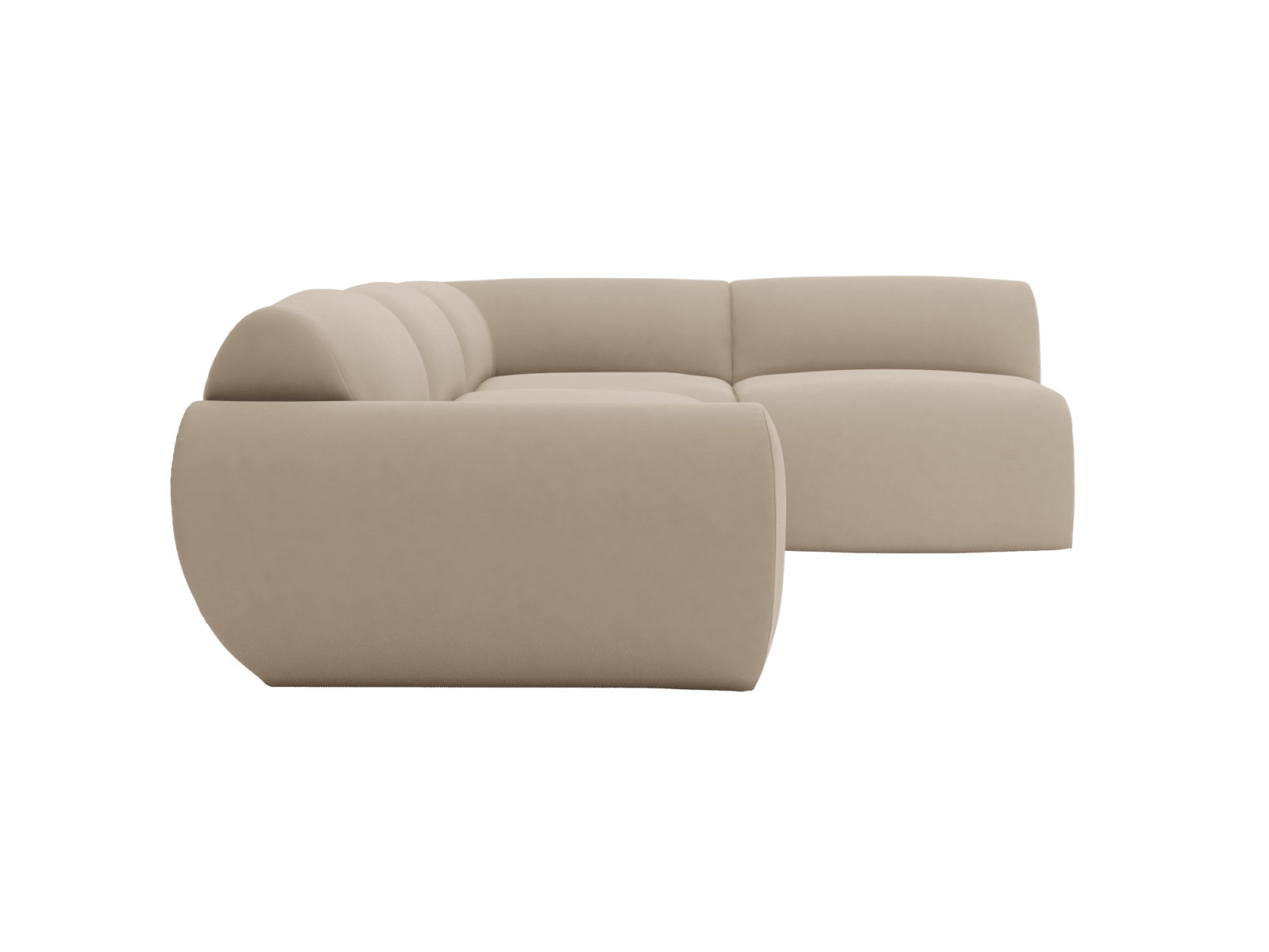 Malmo Blaze Latte Sofa - 4 Seater RAF Terminal color Blaze Latte