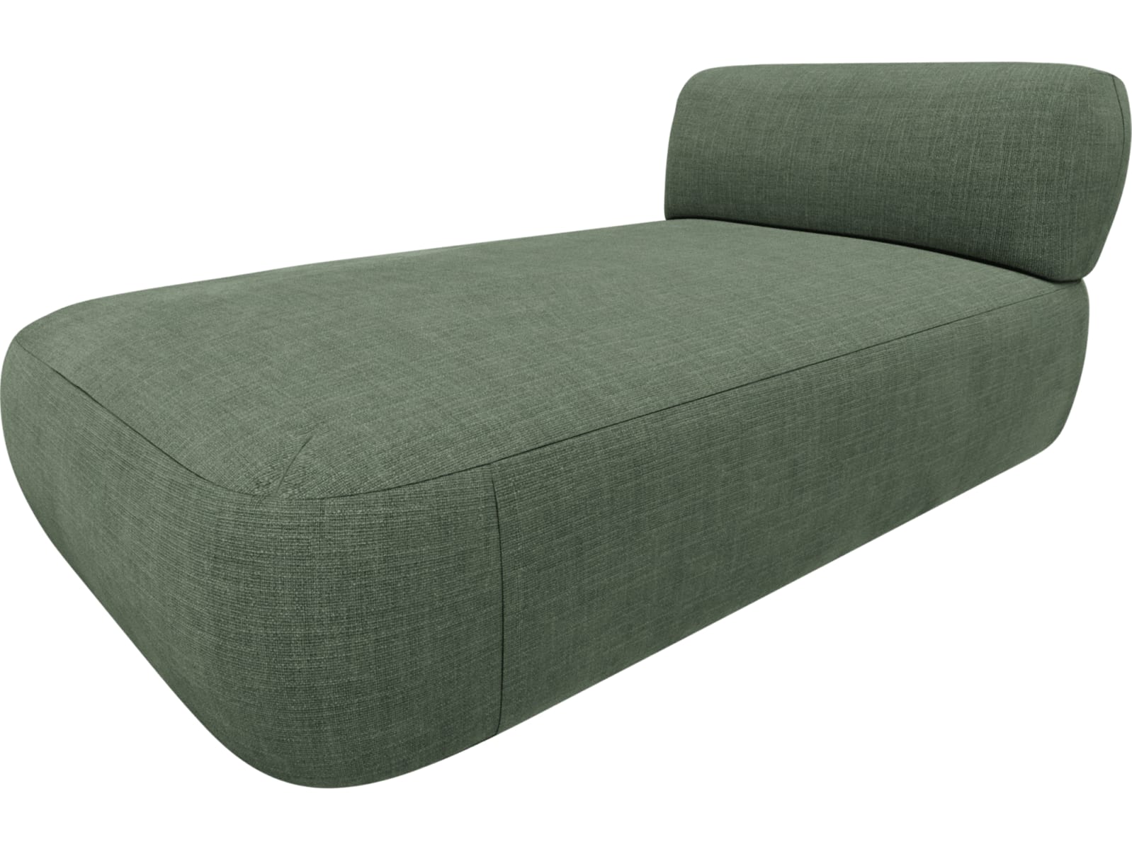 Beckett Tribute Dark Jade Sofa Module Chaise color Tribute Dark Jade