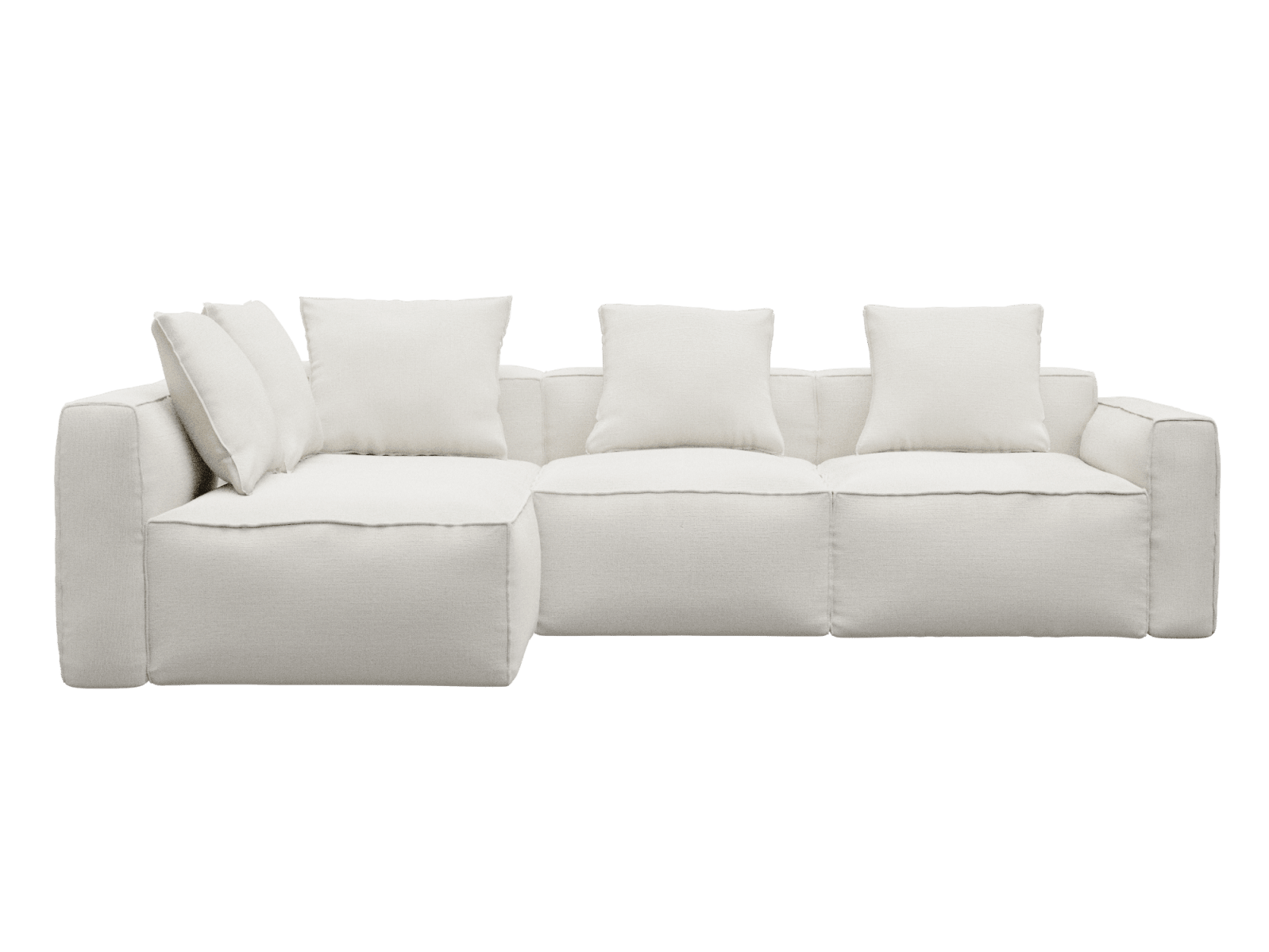Riley Apt Tribute Ice Corner Sofa - 4 Seater LAF Terminal color Tribute Ice
