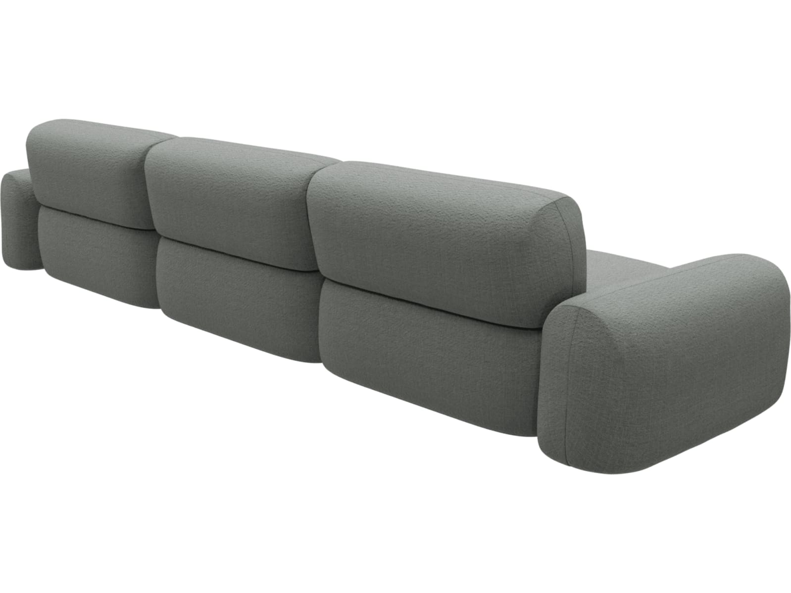 Beckett Tribute Storm Modular Sofa - 3 Seater color Tribute Storm