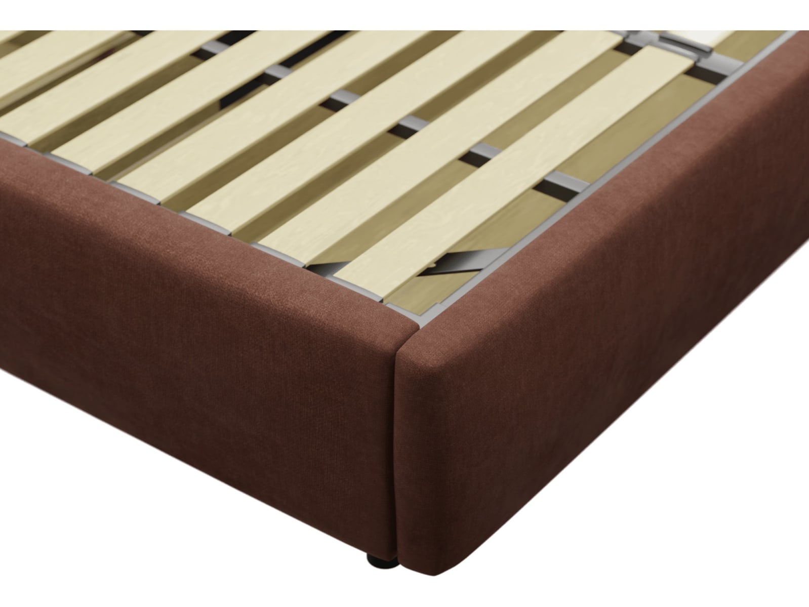 Lucy Drawer Bed Muse Rust color Muse Rust