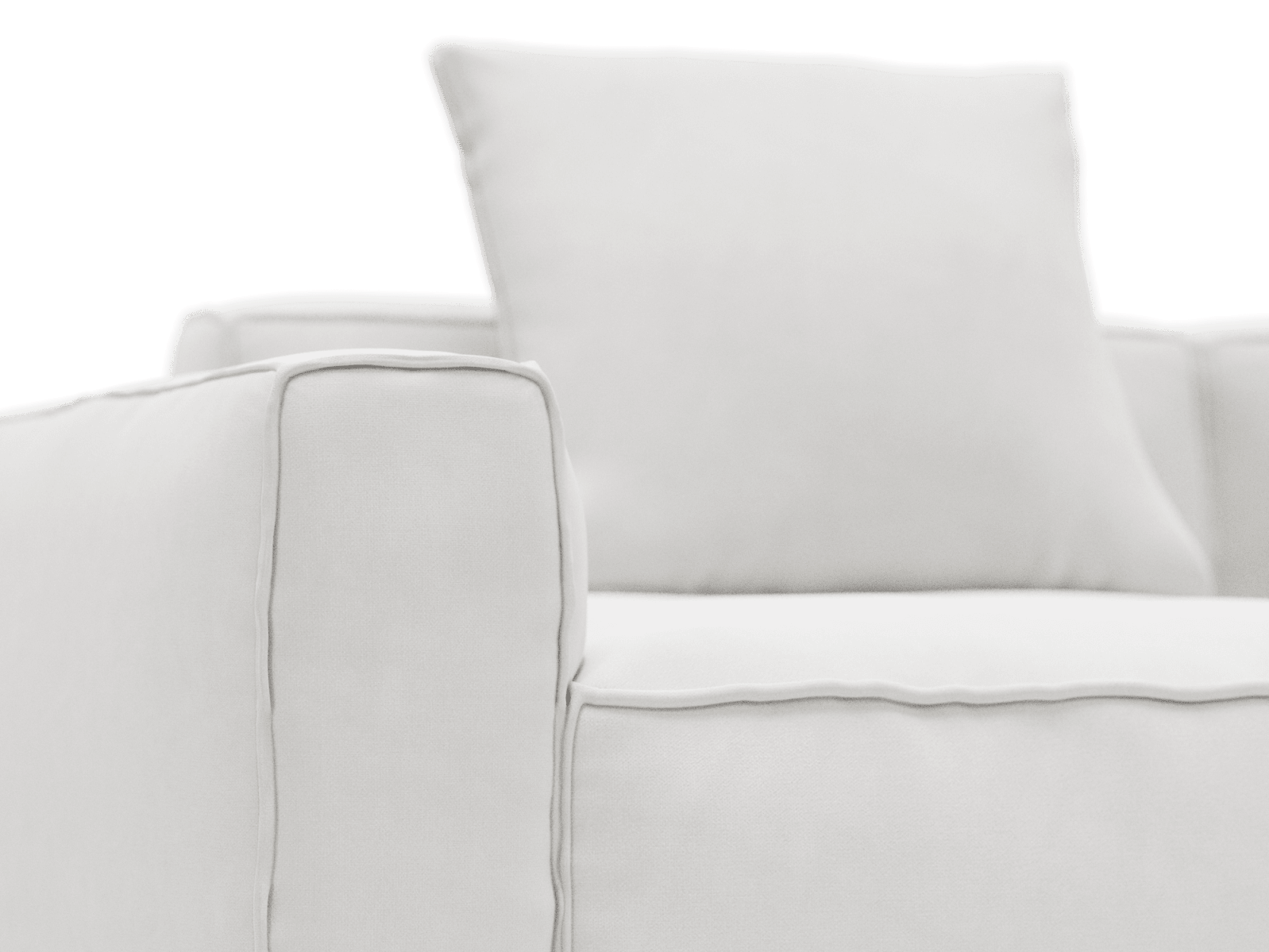 Riley Apt Muse Frost Sofa - 2 Seater color Muse Frost