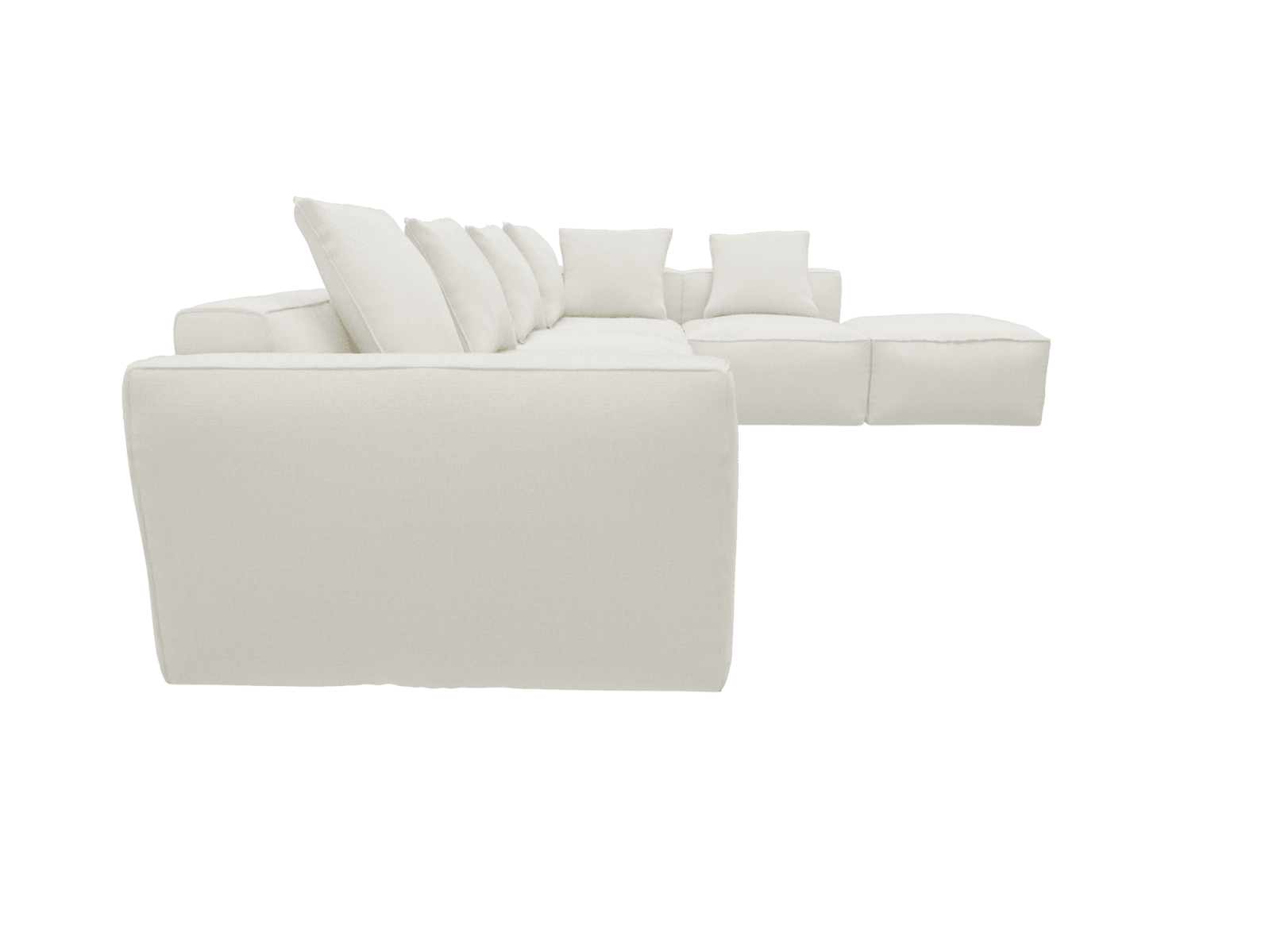 Riley Apt Tribute Shell Sofa - 6 Seater RAF Terminal color Tribute Shell