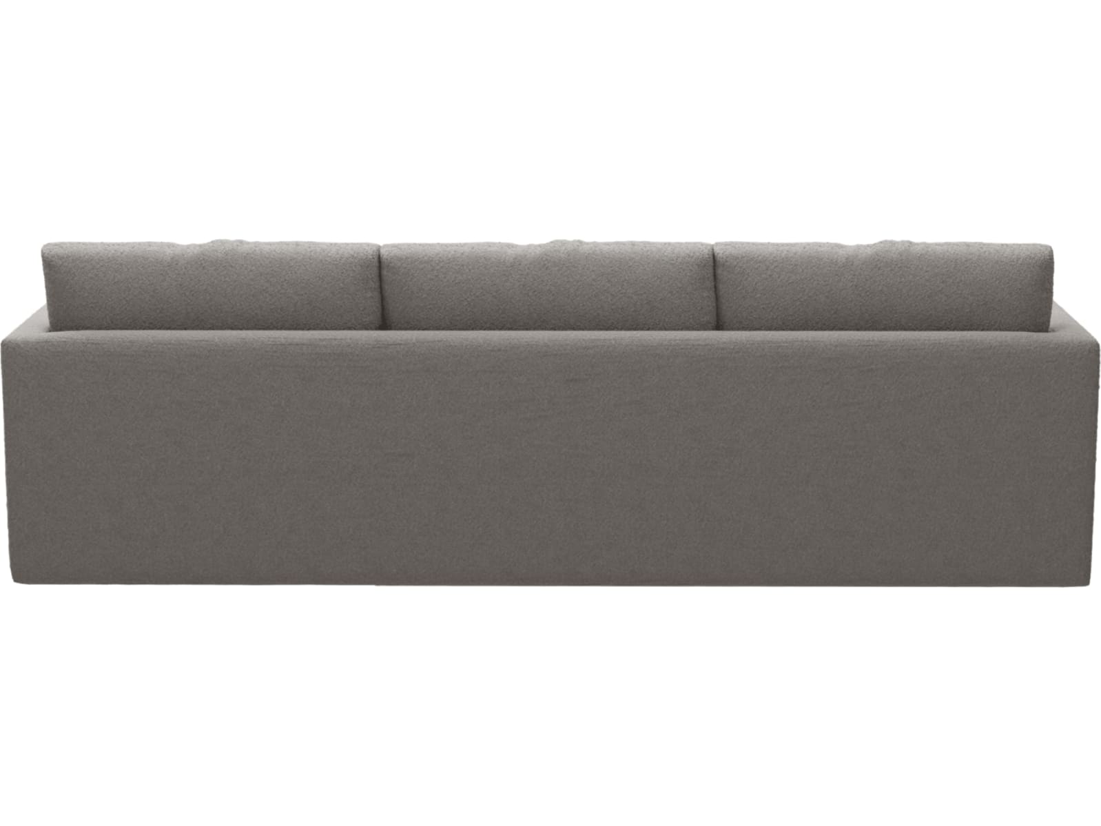 Haven Apt Boucle Pumice Chaise Sofa color Boucle Pumice