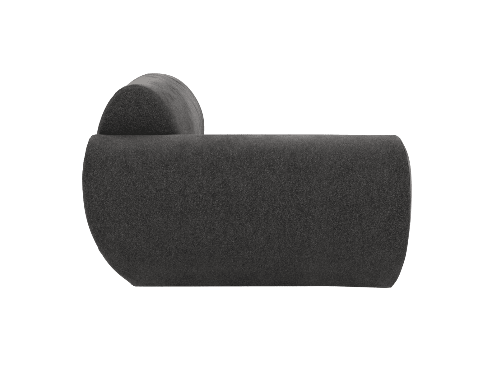 Malmo California Charcoal 1 Seat Left Arm Facing Sofa Module color California Charcoal