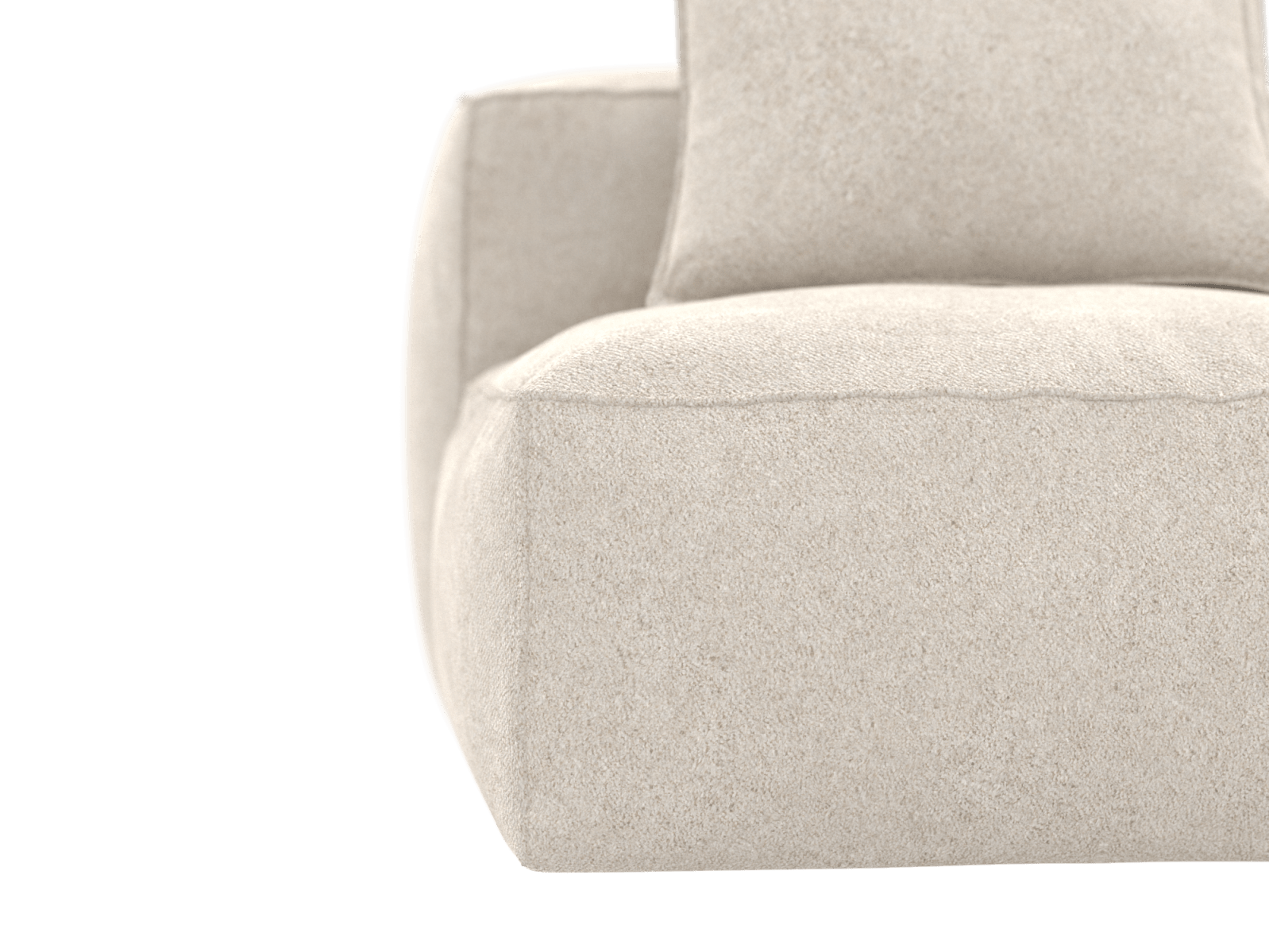 Riley Avon Mineral Armless Sofa Module color Avon Mineral