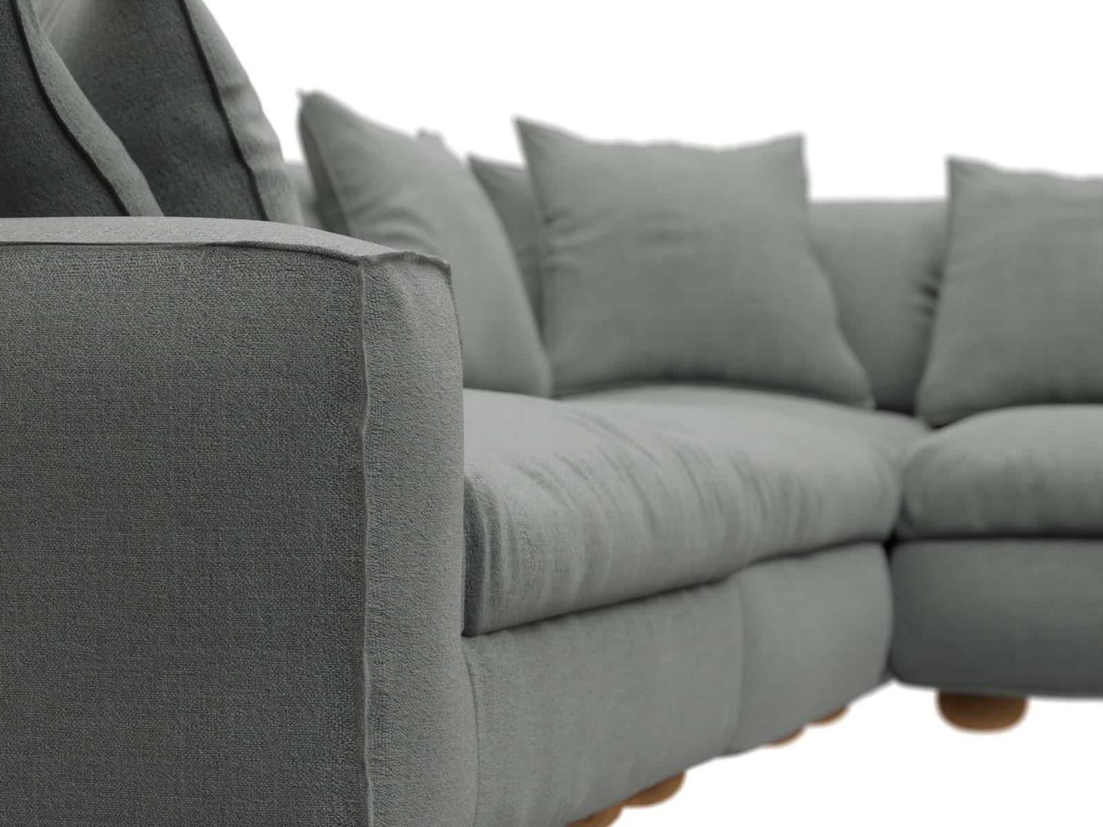 Tully Tribute Storm Modular Sofa - 5 Seater color Tribute Storm