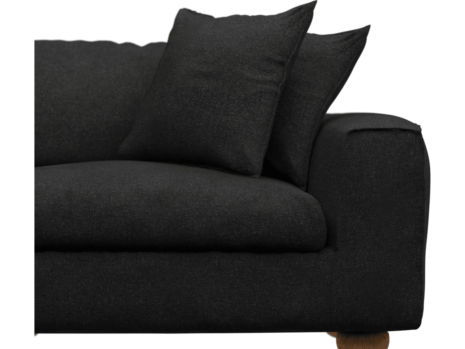 Tully California Charcoal Right Arm Facing Chair Module color California Charcoal