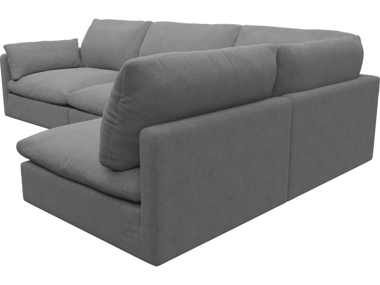 Willow Maya Flint Corner Sofa - 4 Seater RAF Terminal color Maya Flint