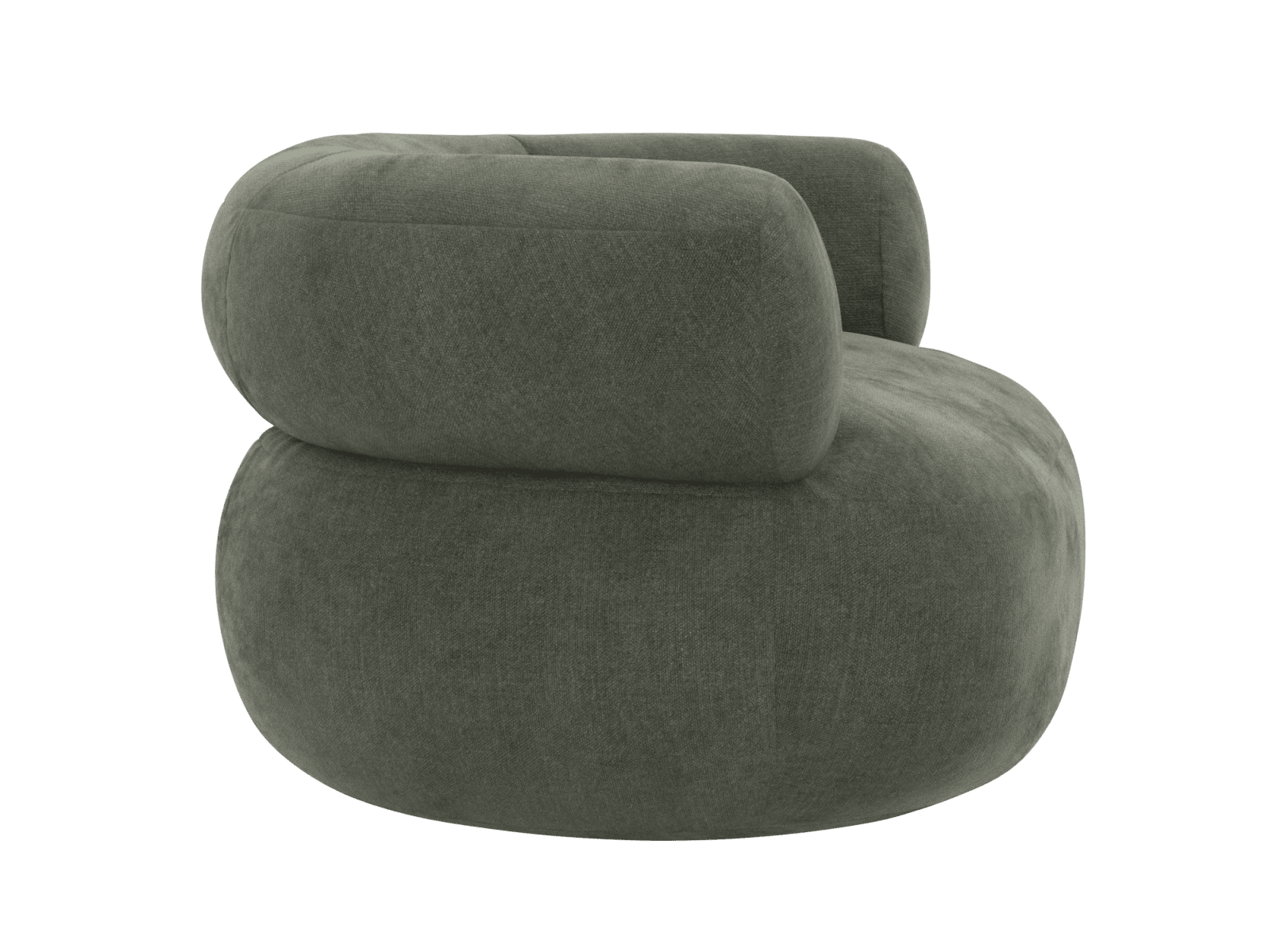 Colette Tribute Dark Jade Swivel Armchair color Tribute Dark Jade