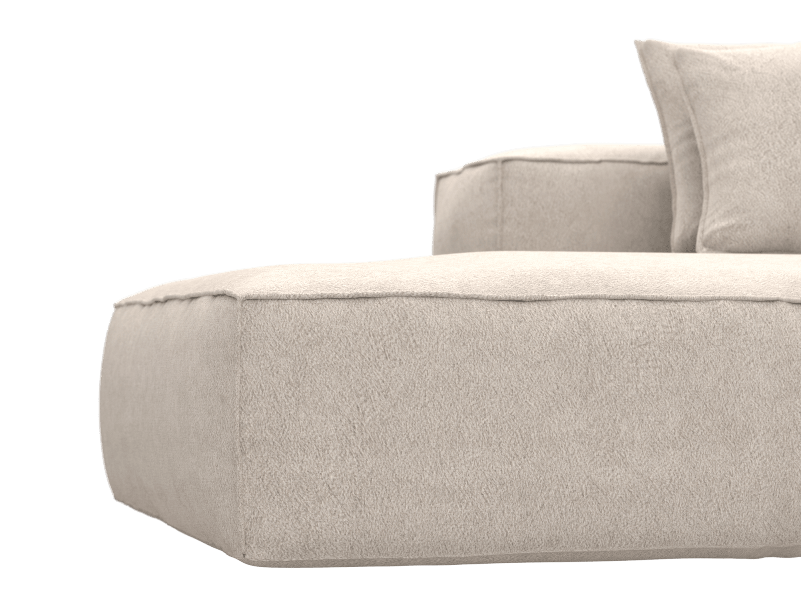 Riley Noa Desert 6 Seater Terminal Left Modular Sofa color Noa Desert